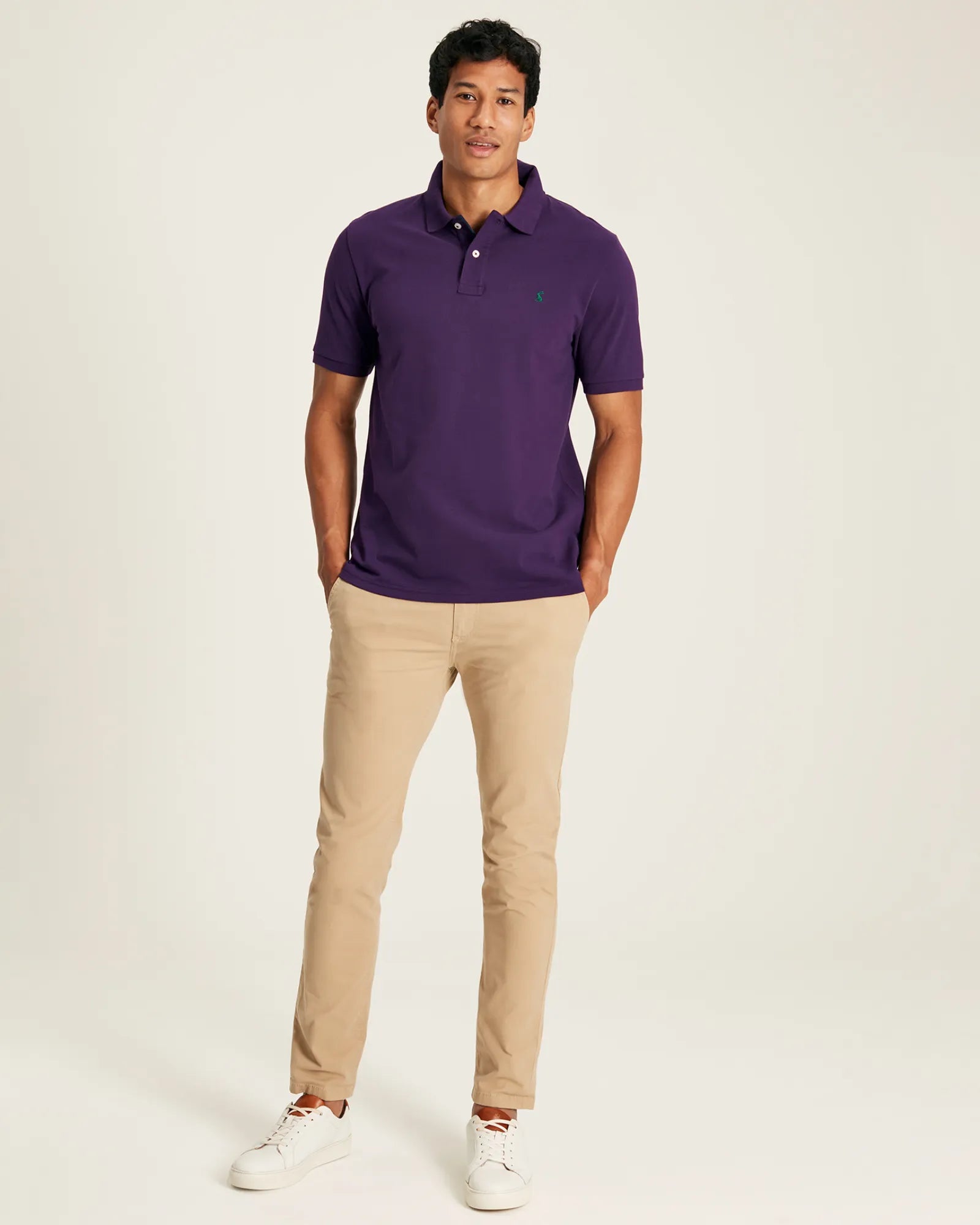 Woody Classic Fit Polo Shirt - Purple Berry
