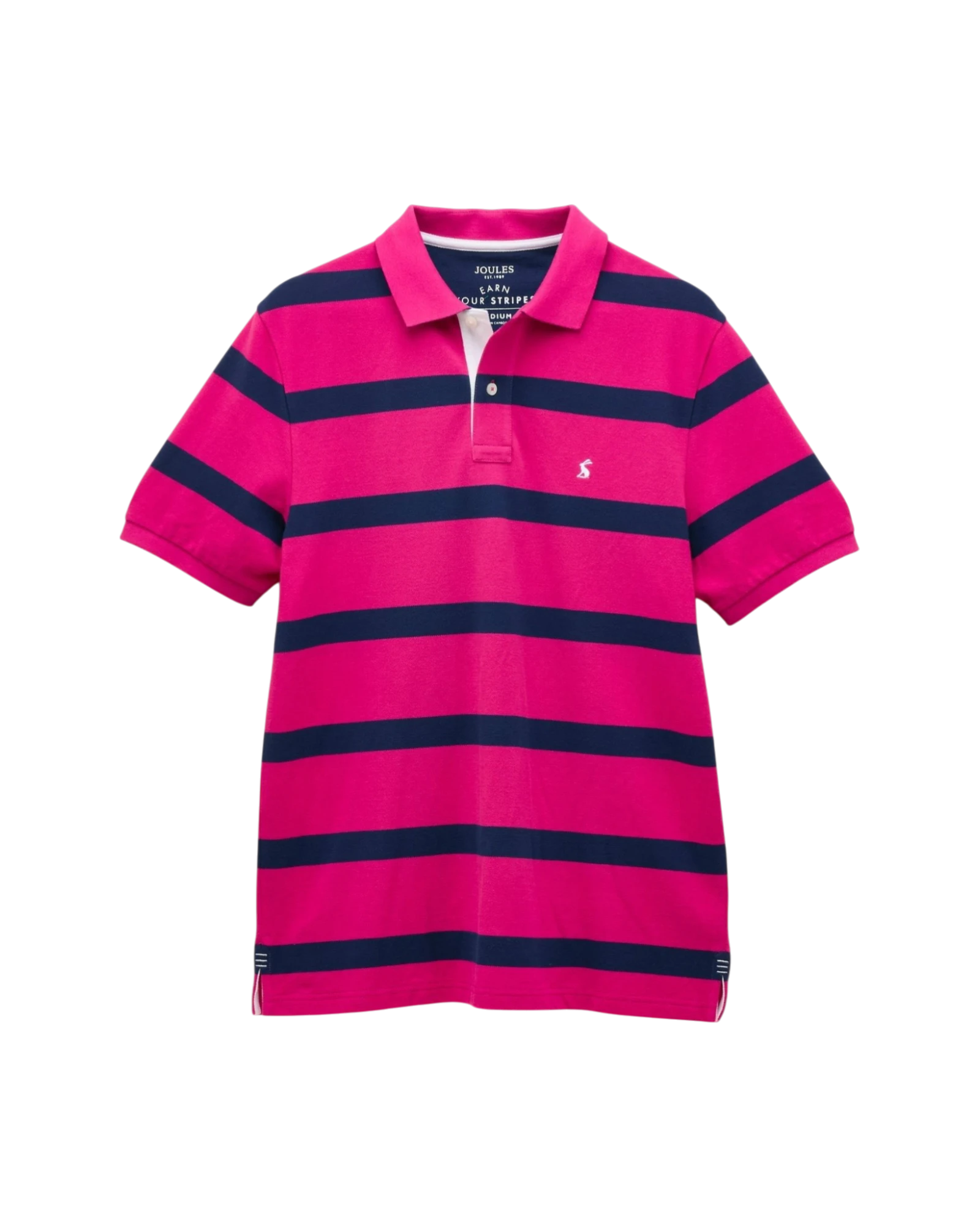Woody Stripe Polo - Pink/Blue