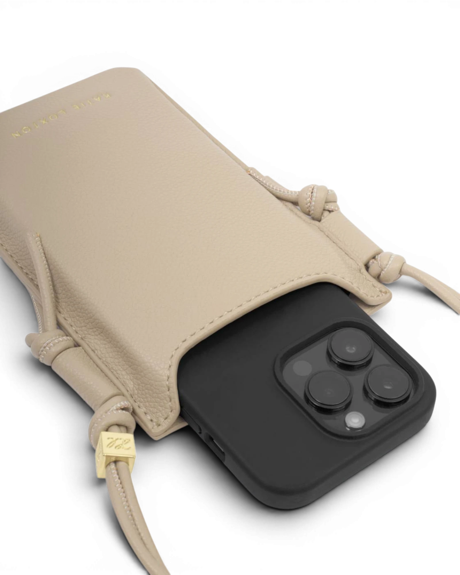 Alia Phone Crossbody Bag - Light Taupe