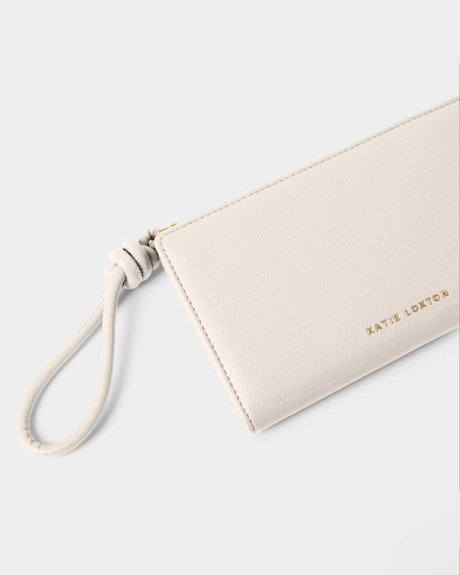 Asha Fold-Out Wristlet - Off White