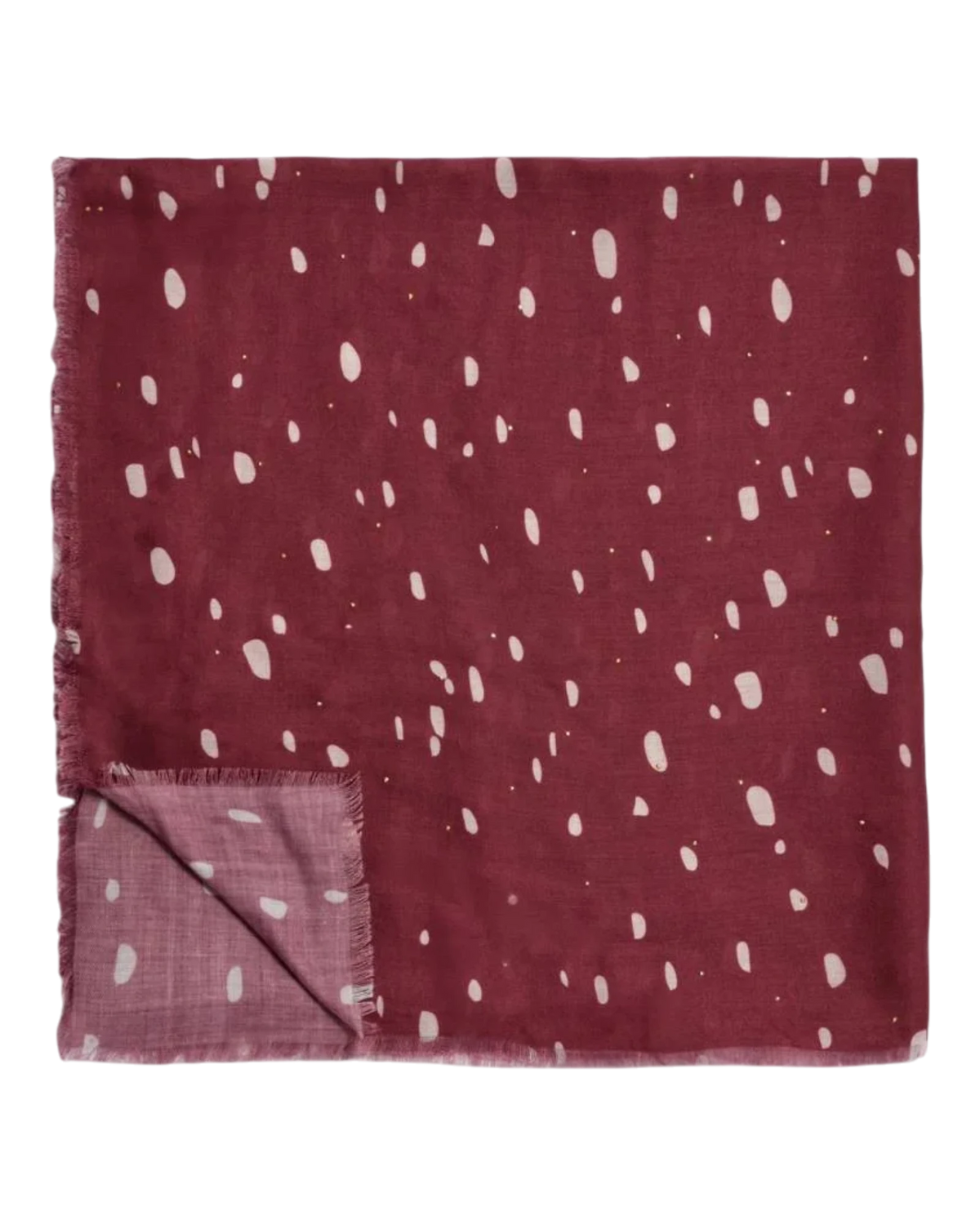 Dots Printed Studded Scarf