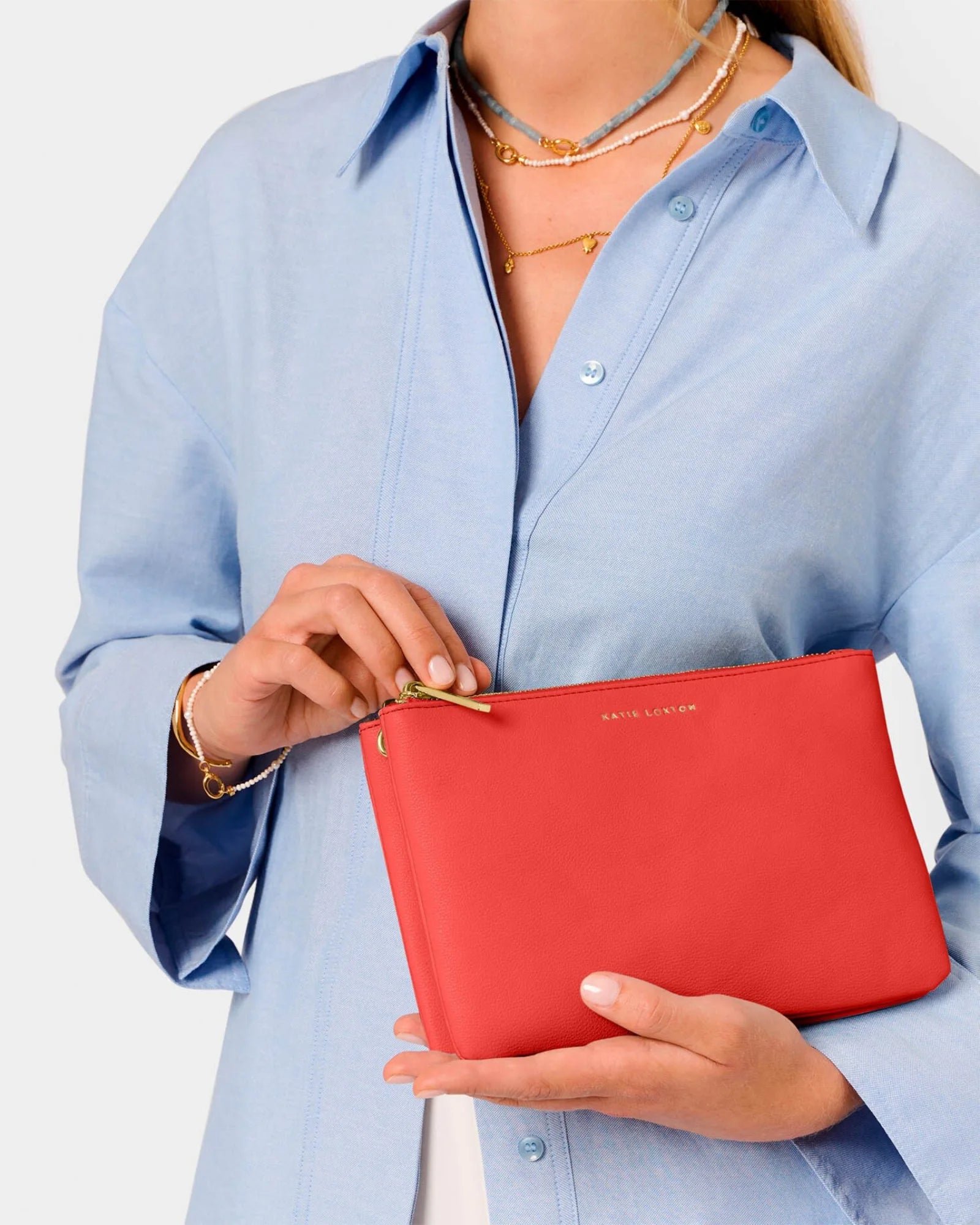 Duo Pouch - Sunset Coral