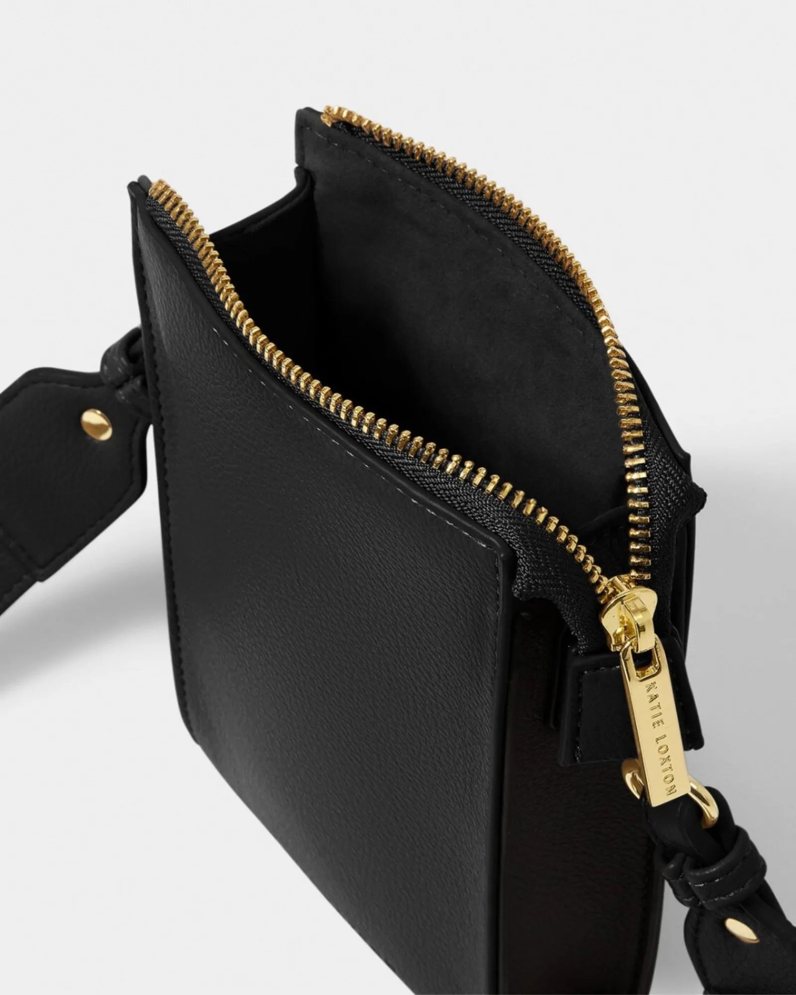 Effie Slim Crossbody Bag - Black