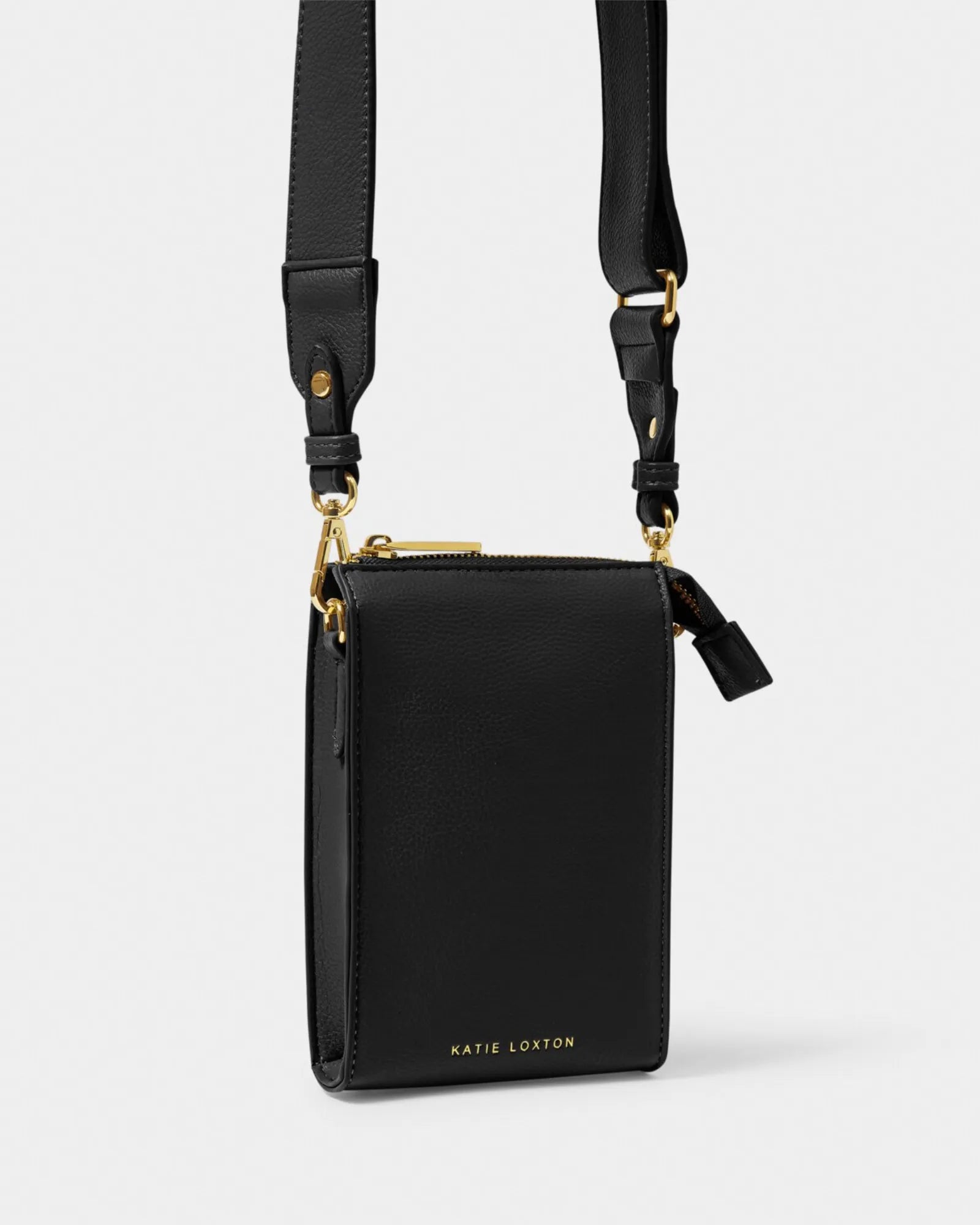 Effie Slim Crossbody Bag - Black