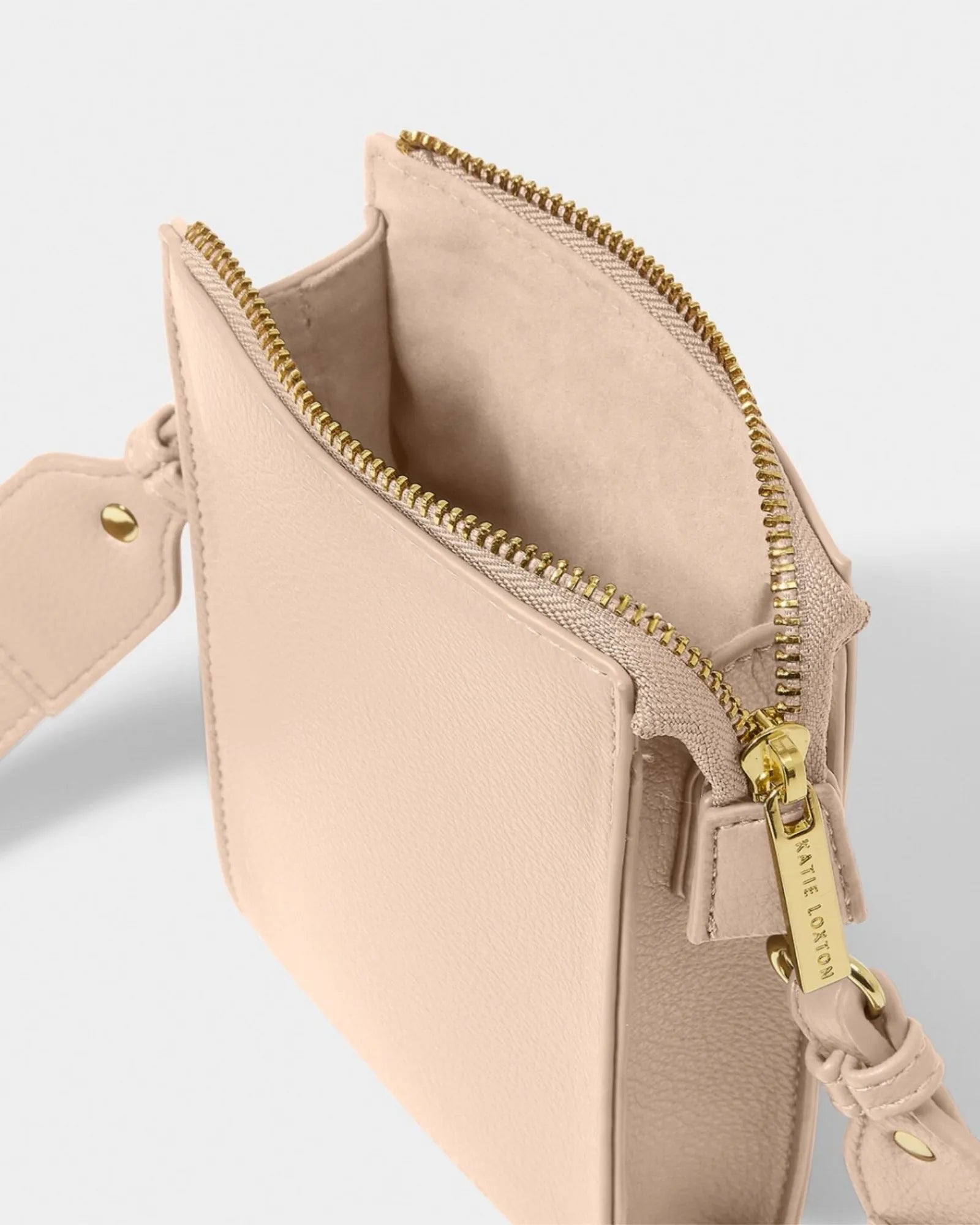 Effie Slim Crossbody Bag - Nude Pink