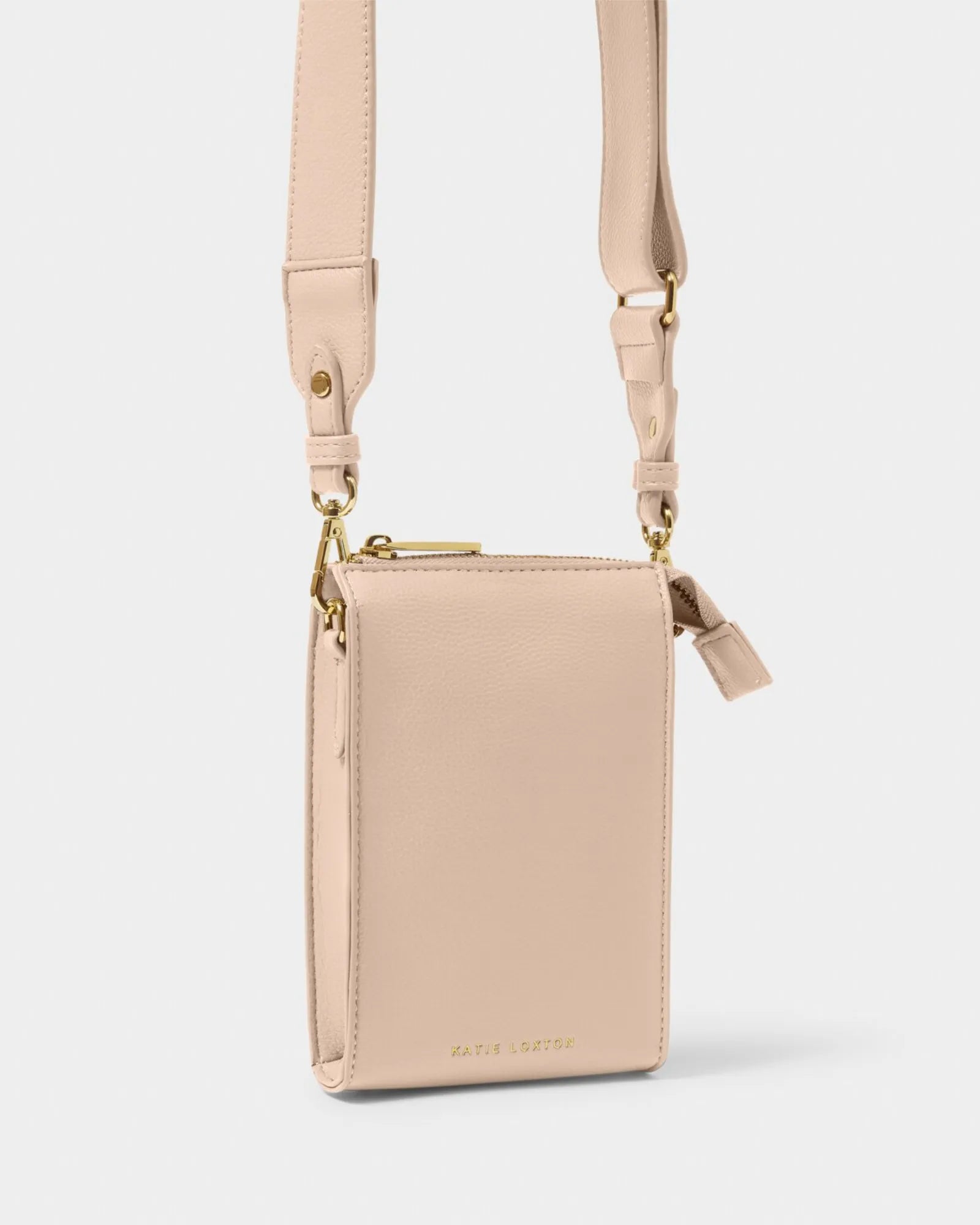 Effie Slim Crossbody Bag - Nude Pink