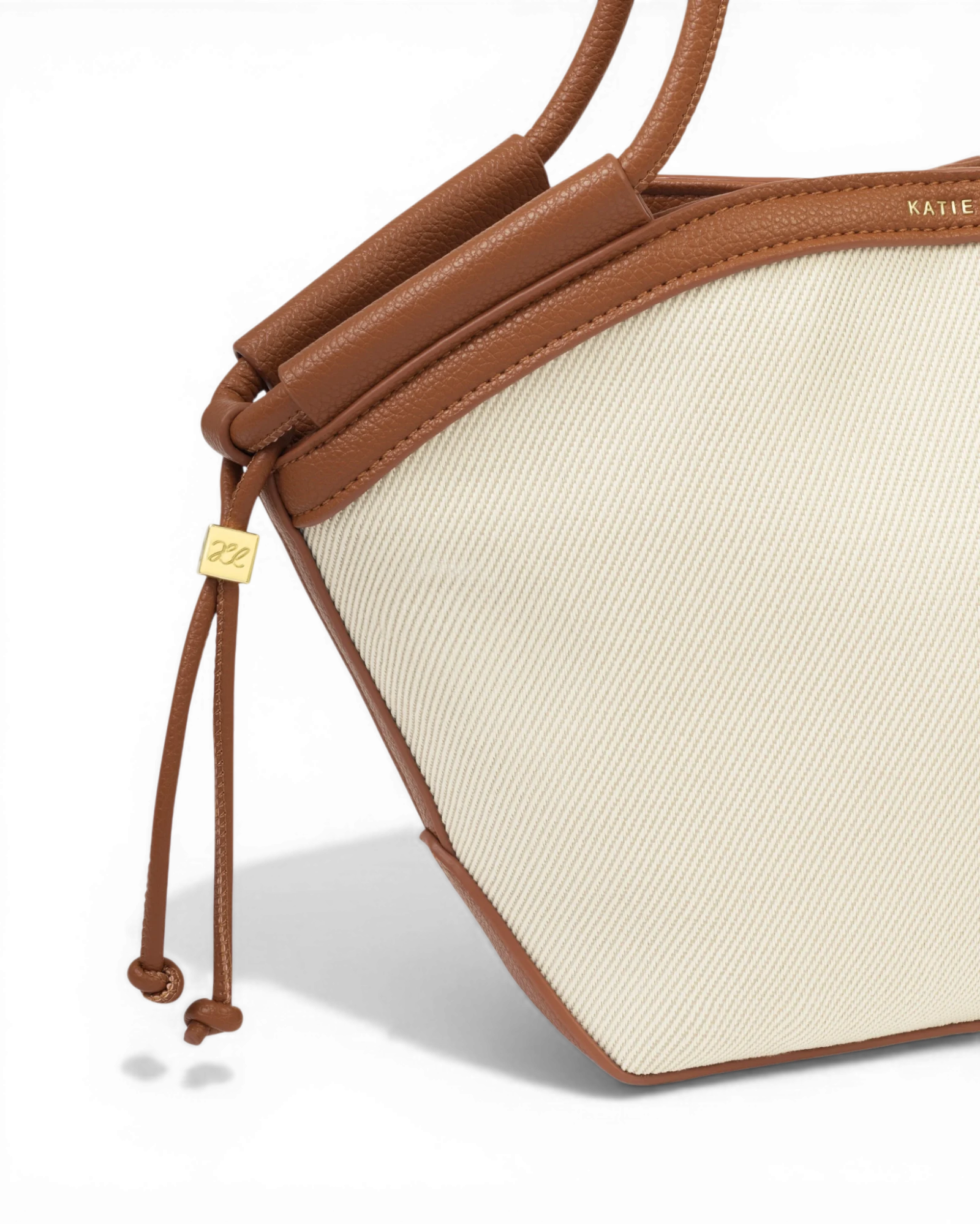 Florence Mini Canvas Tote Bag - Cognac