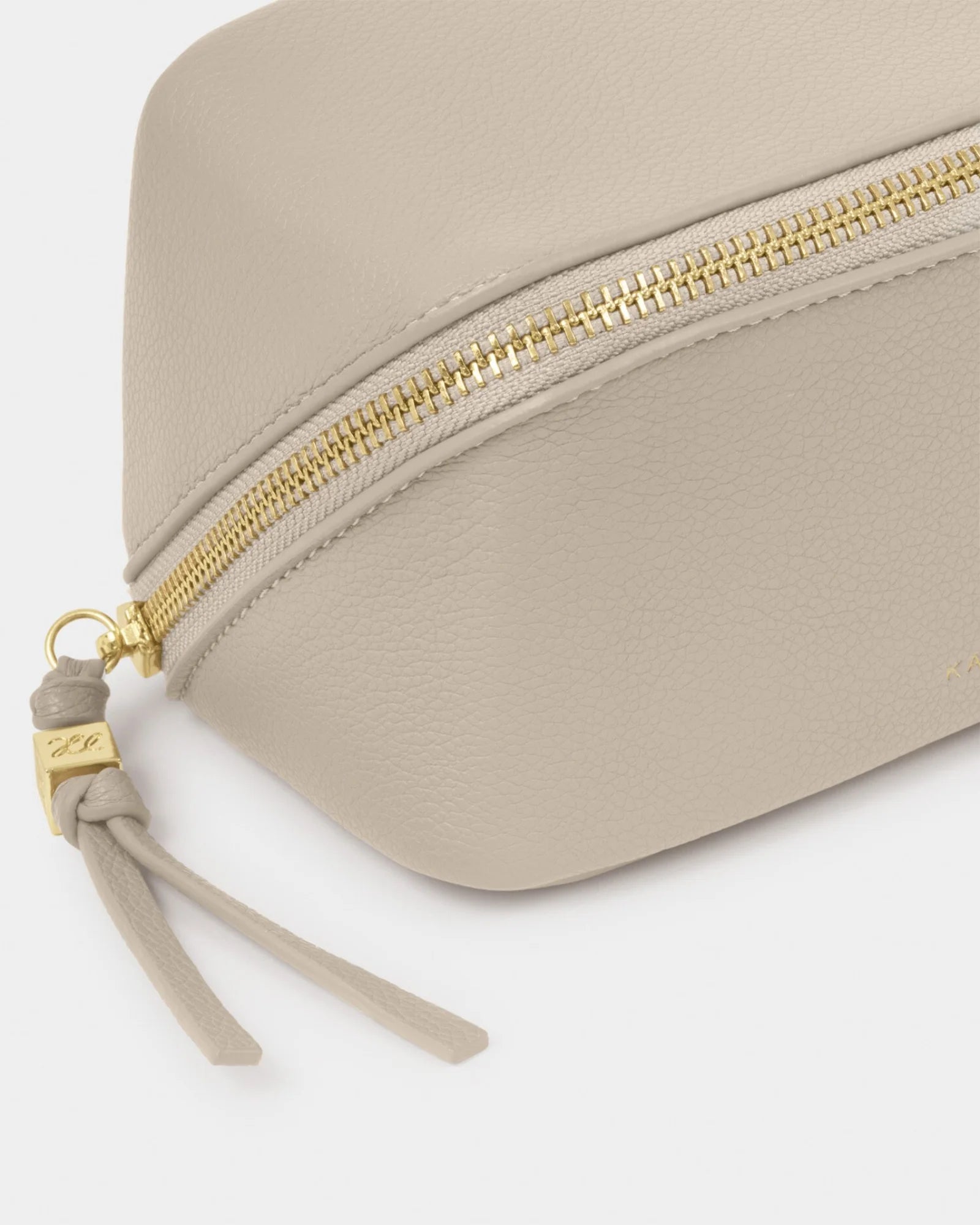 Fold-Out Mirror Makeup Bag - Oyster