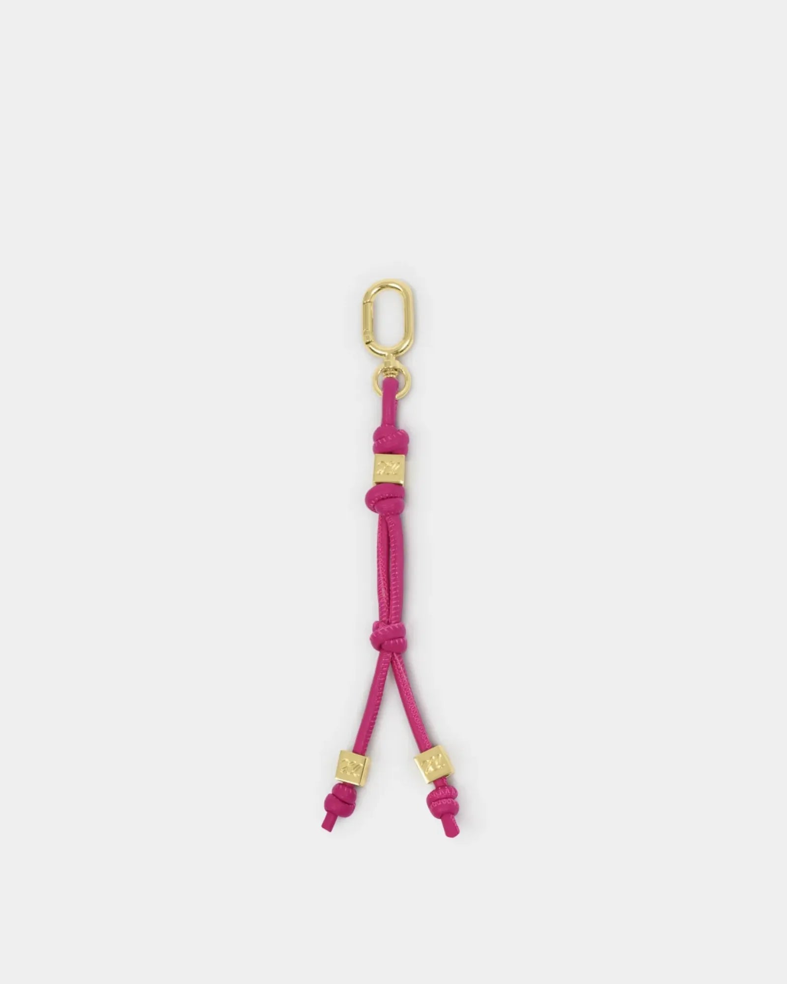 Gia Bag Charm Keyring - Fuchsia