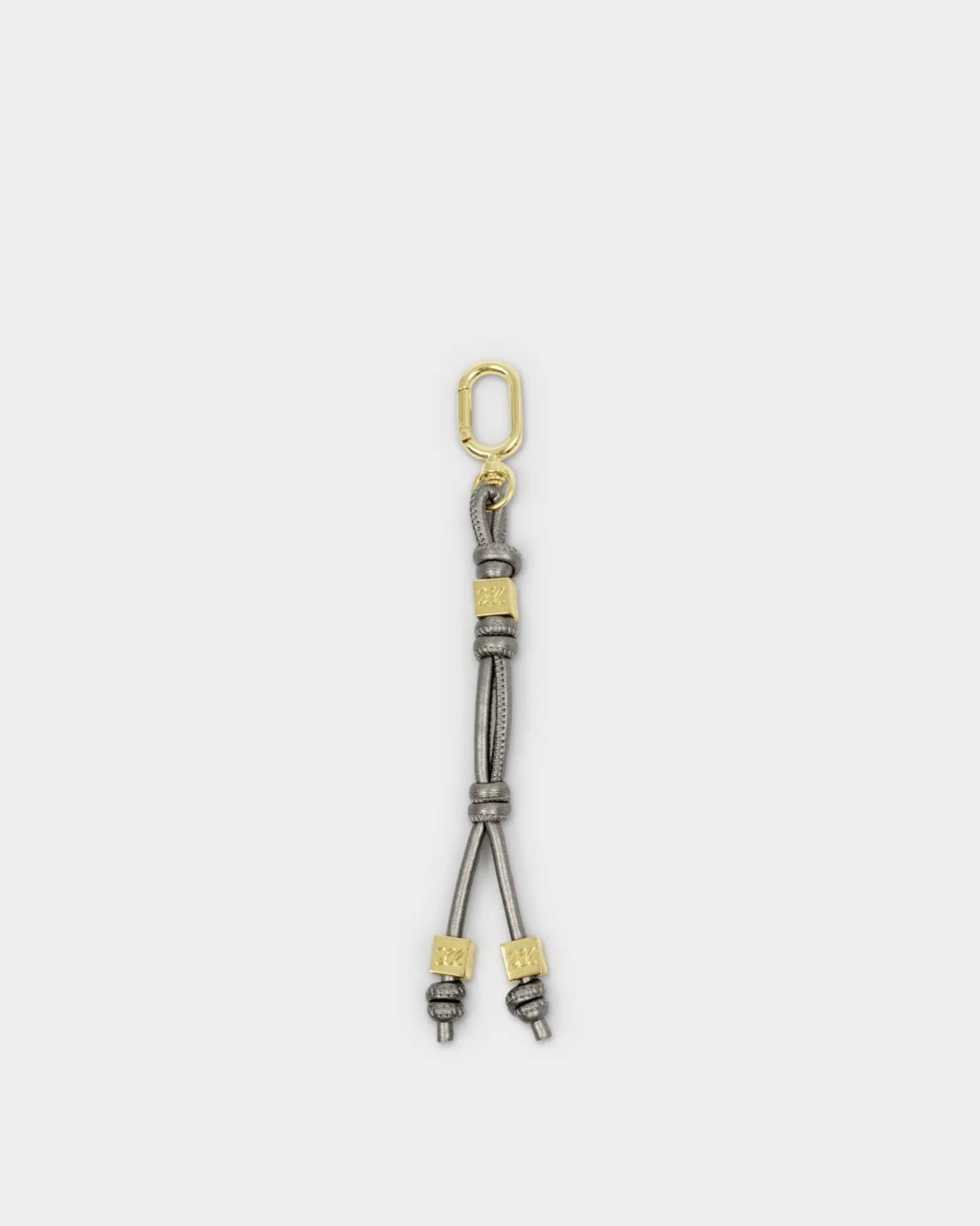 Gia Bag Charm Keyring - Pewter