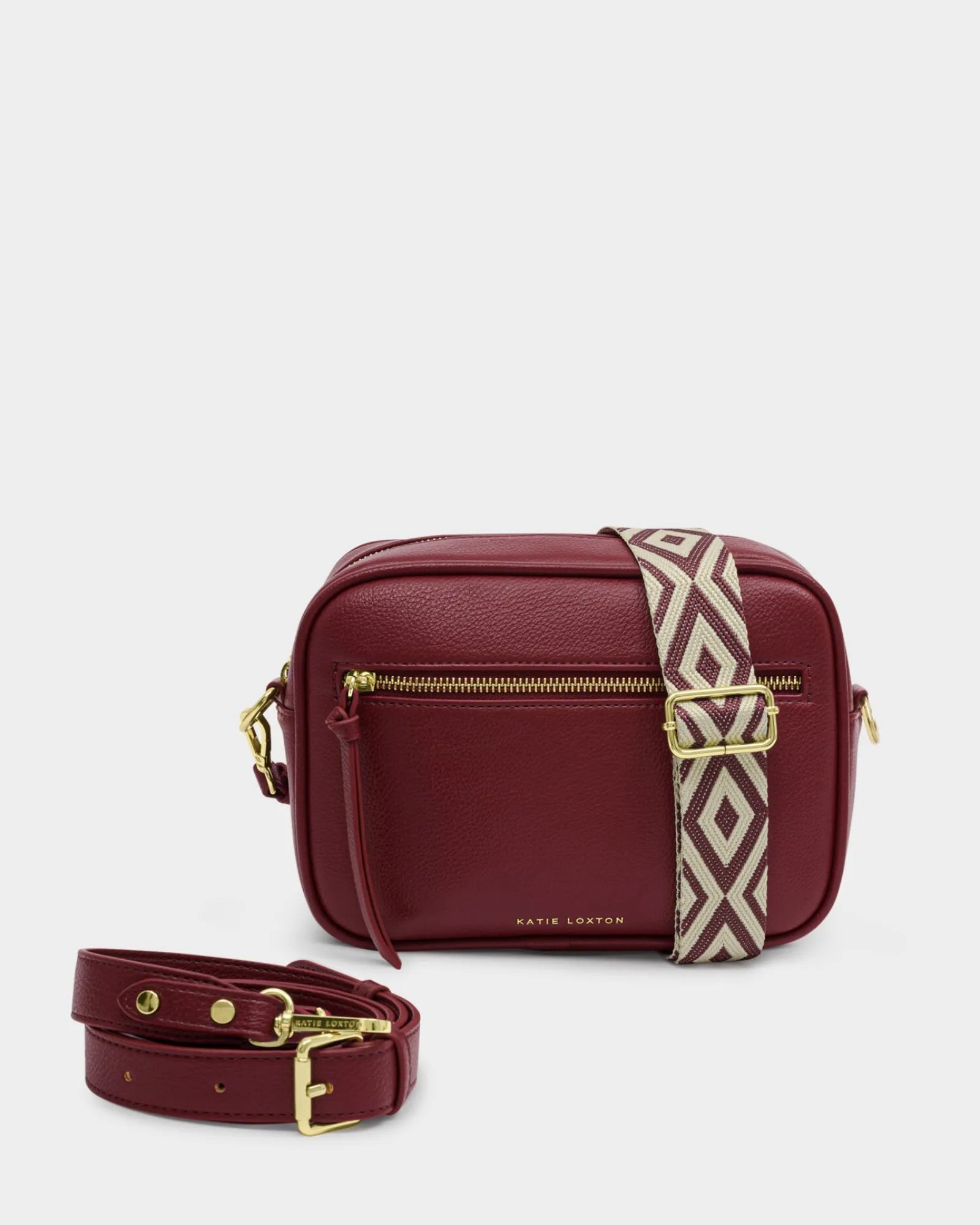 Hallie Crossbody Bag - Cherry
