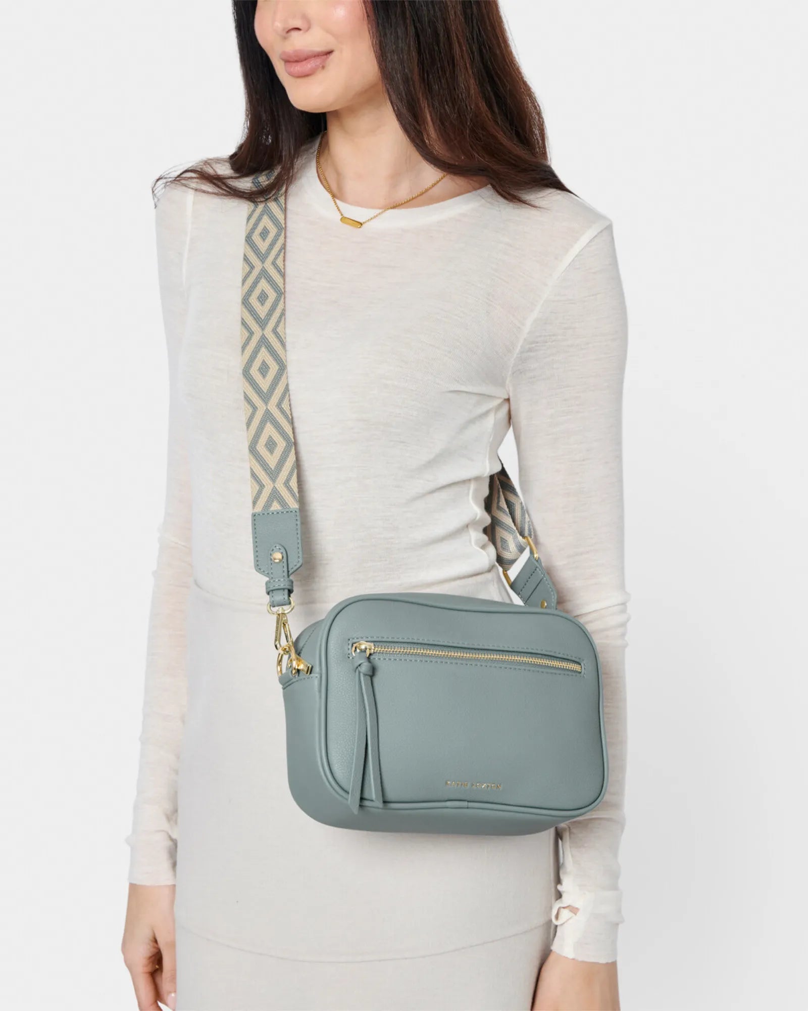 Hallie Crossbody Bag - Duck Egg Blue