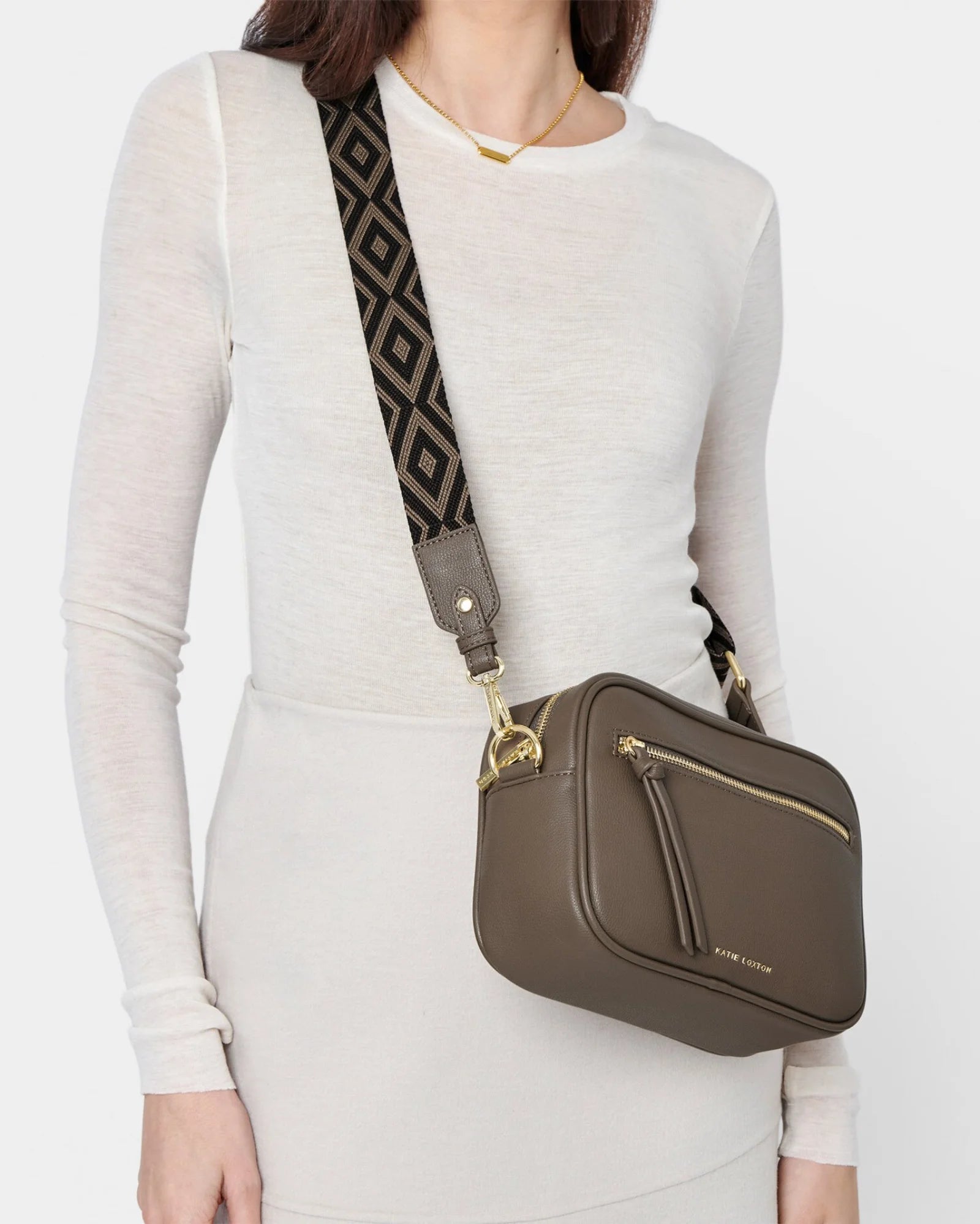 Hallie Crossbody Bag Mink