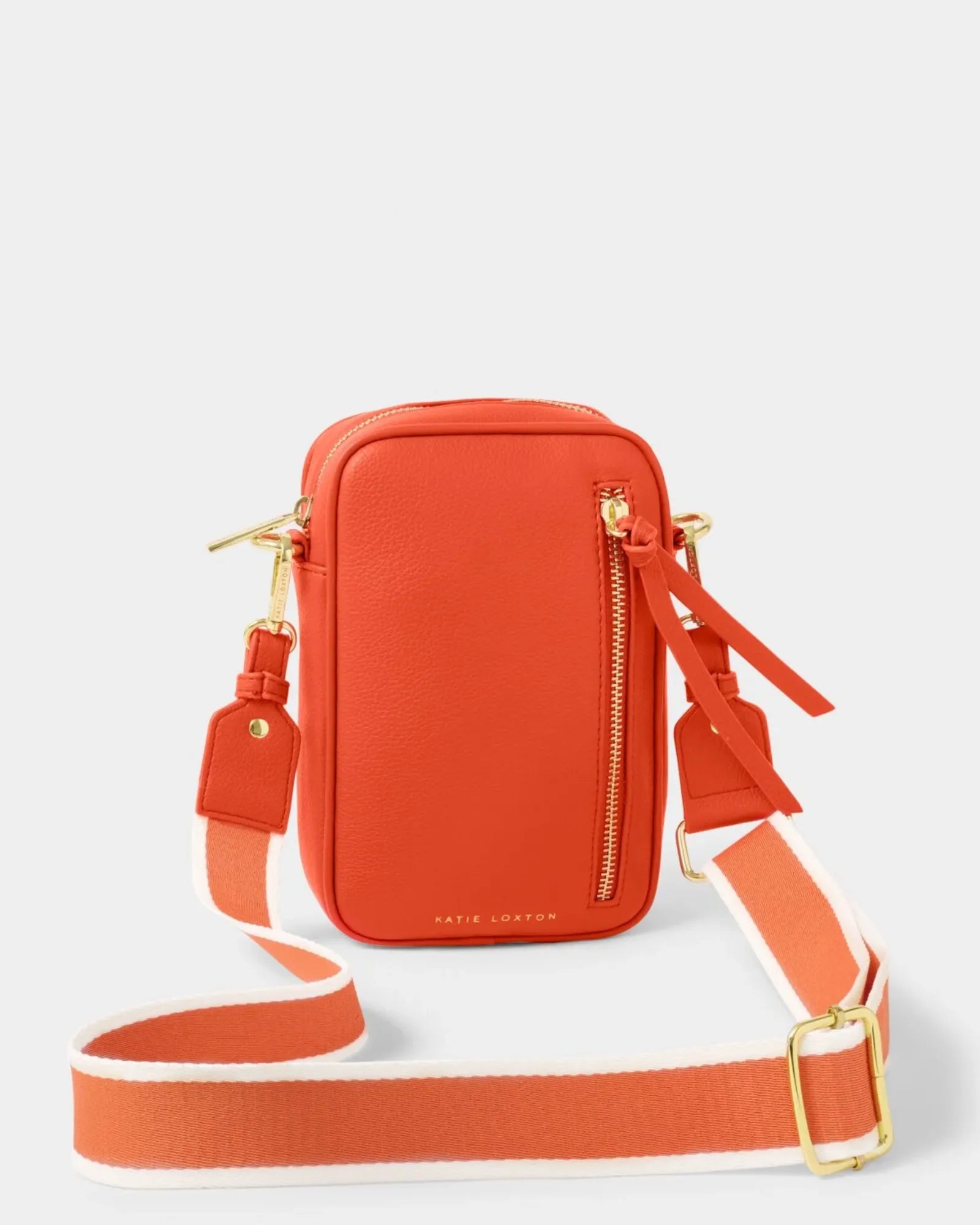 Hallie Small Cross Body Bag - Deep Orange