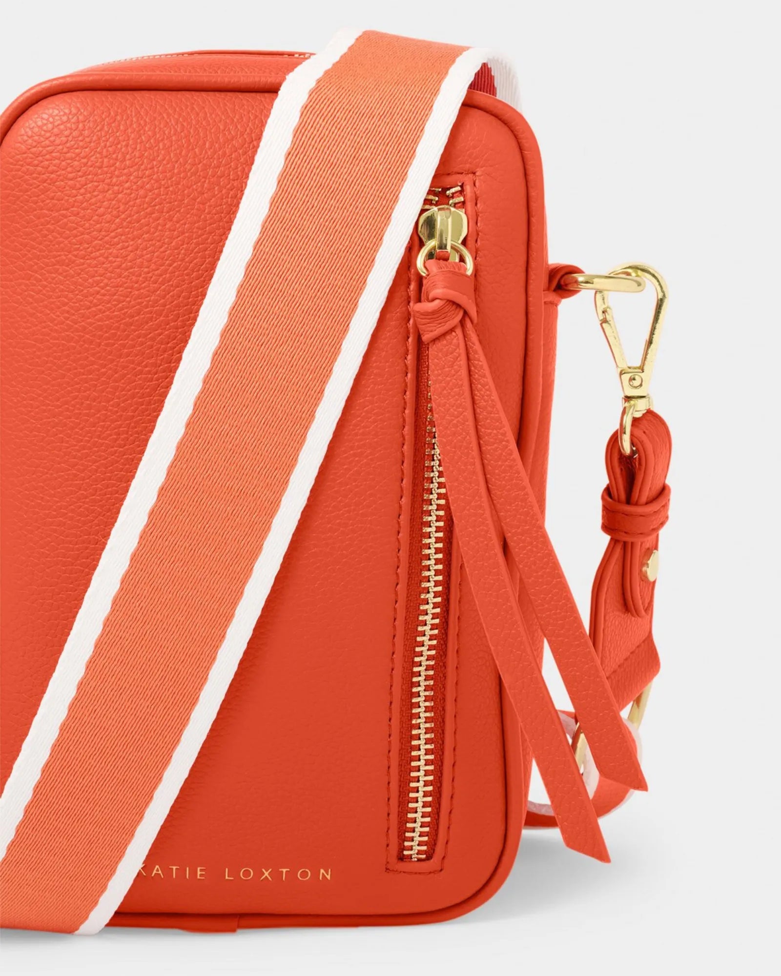 Hallie Small Crossbody Bag - Deep Orange