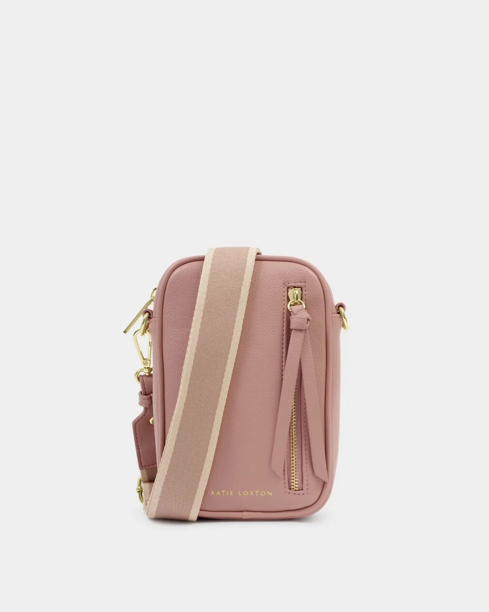 Hallie Small Crossbody Bag - Pink Heather