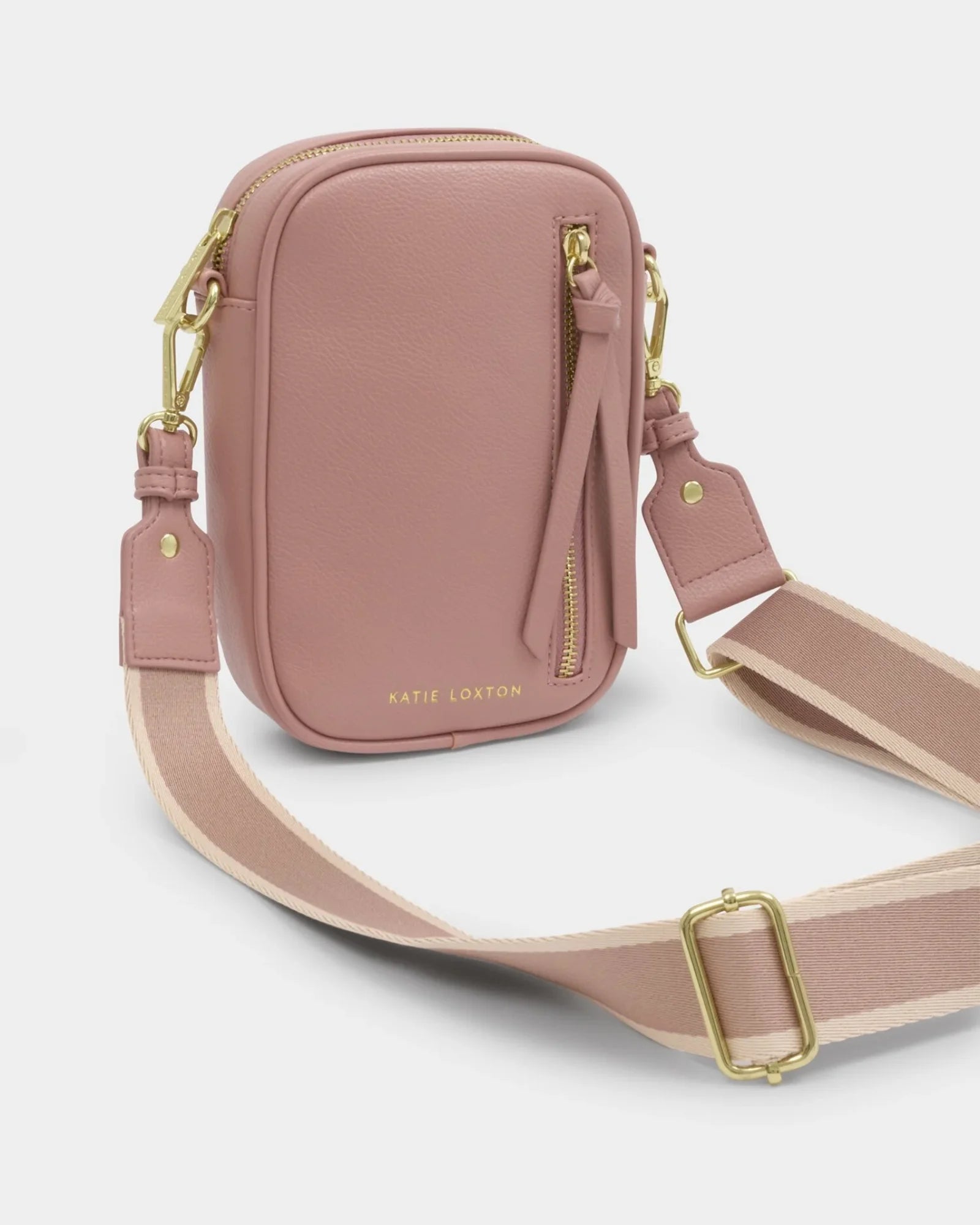 Hallie Small Crossbody Bag - Pink Heather