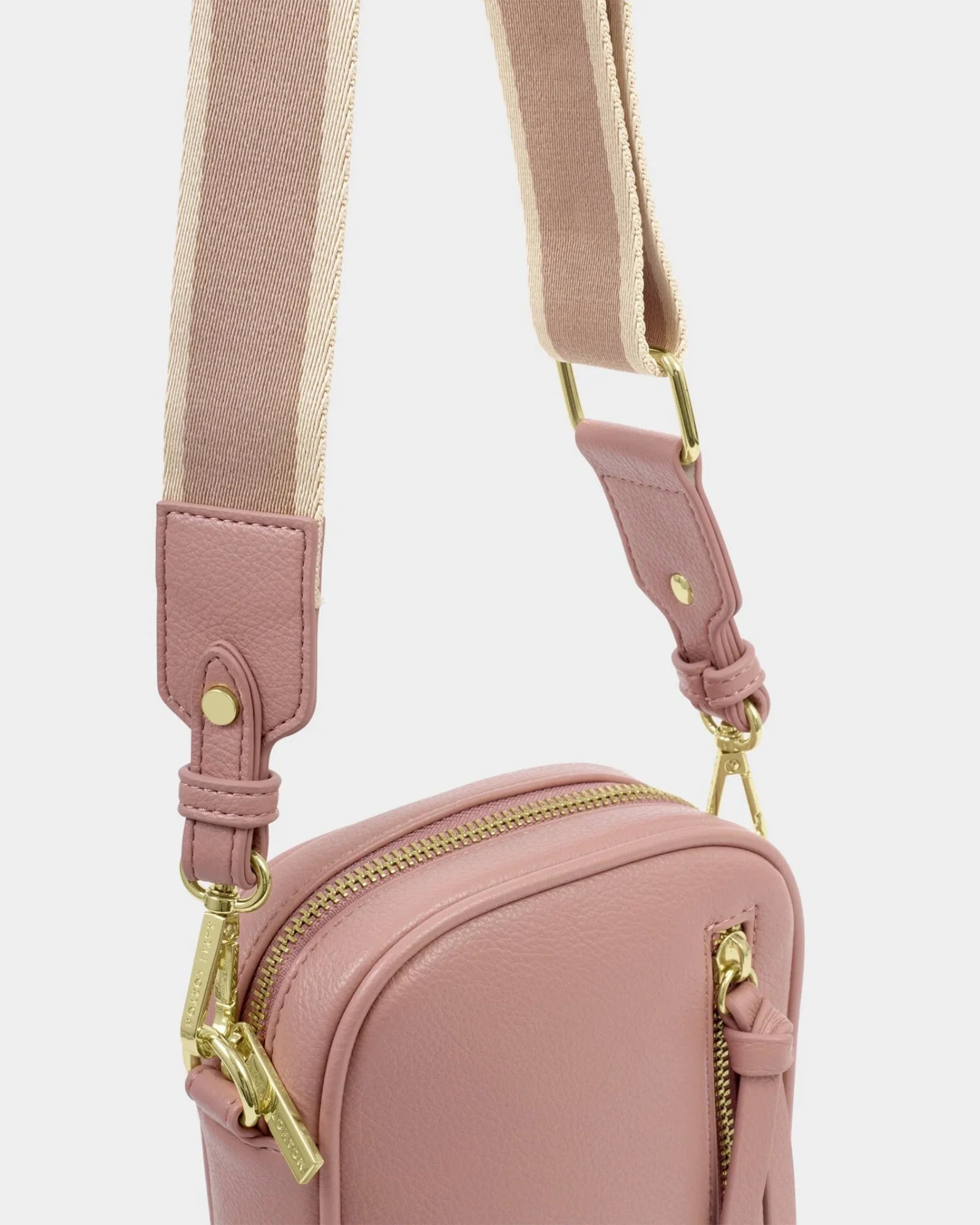 Hallie Small Crossbody Bag - Pink Heather