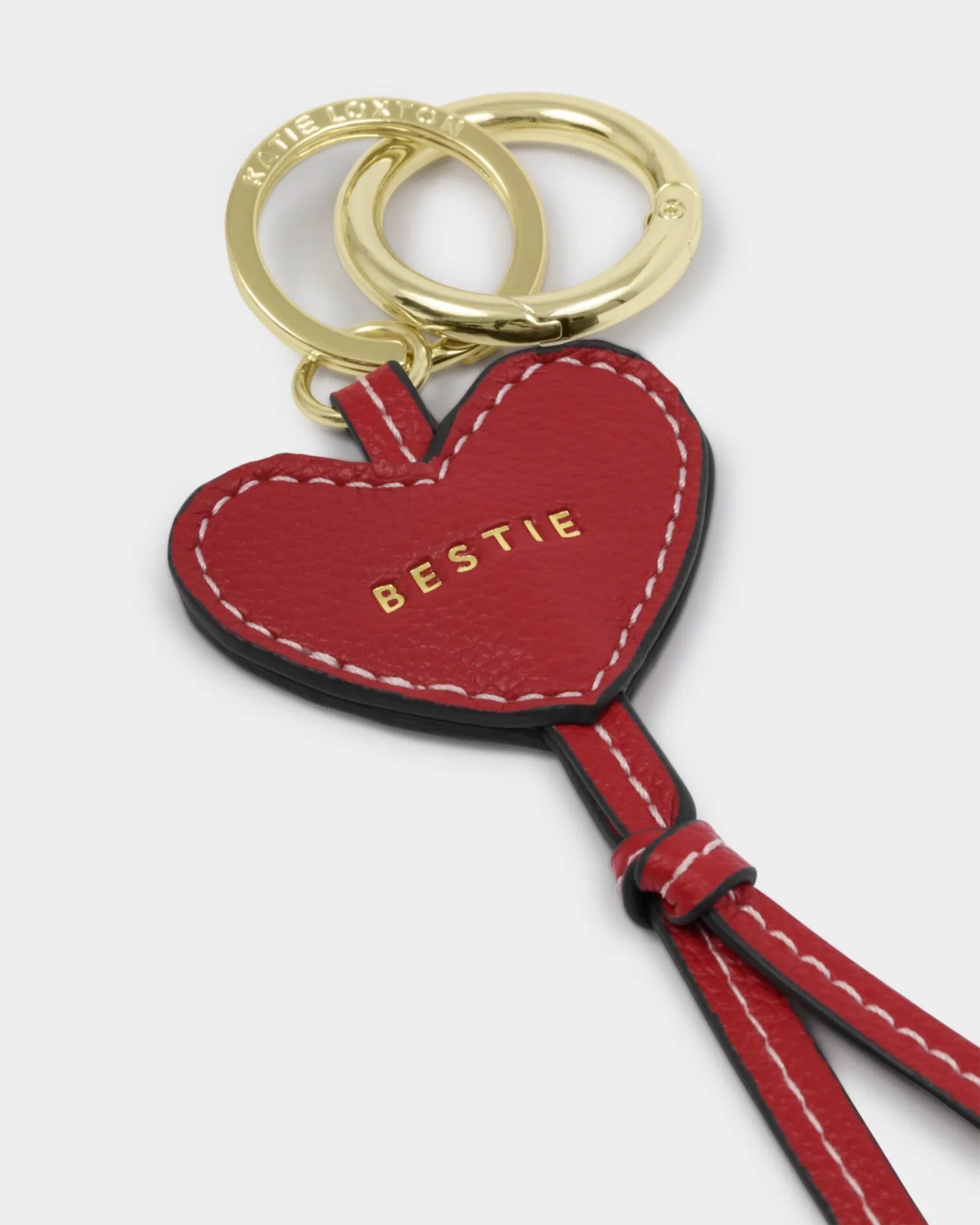 Heart Bag Charm Keyring - Bestie