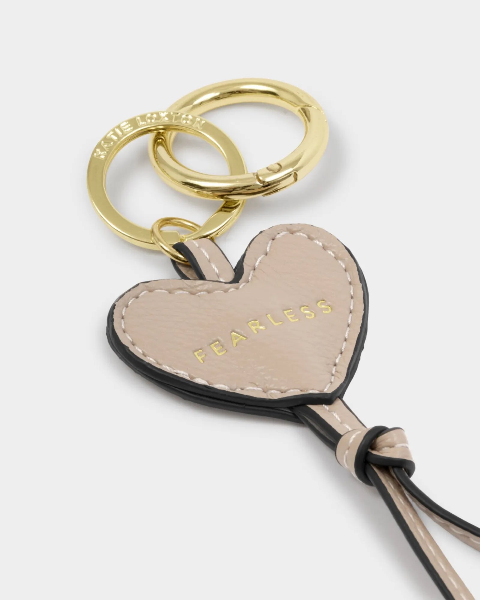 Heart Bag Charm Keyring - Fearless