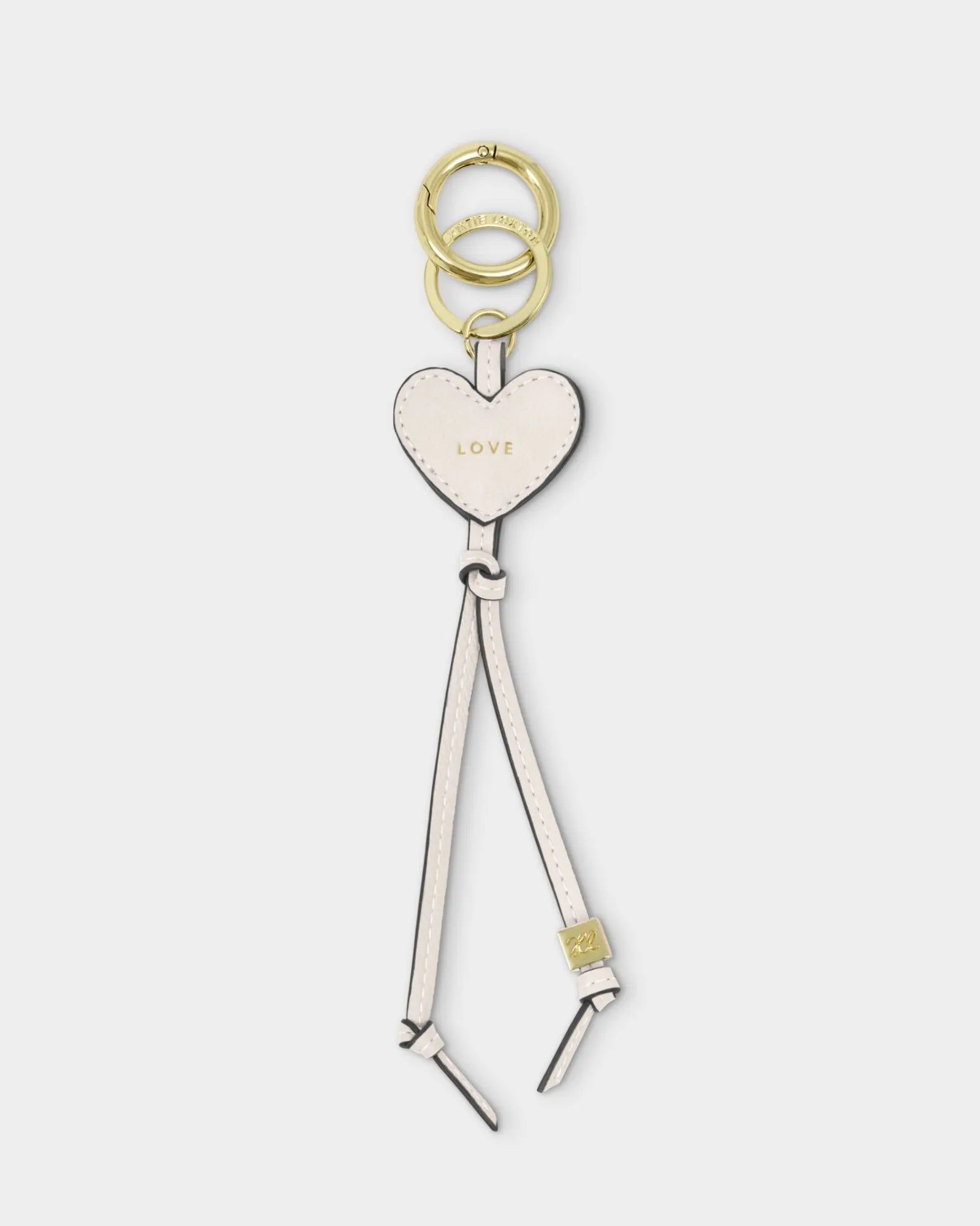 Heart Bag Charm Keyring - Love