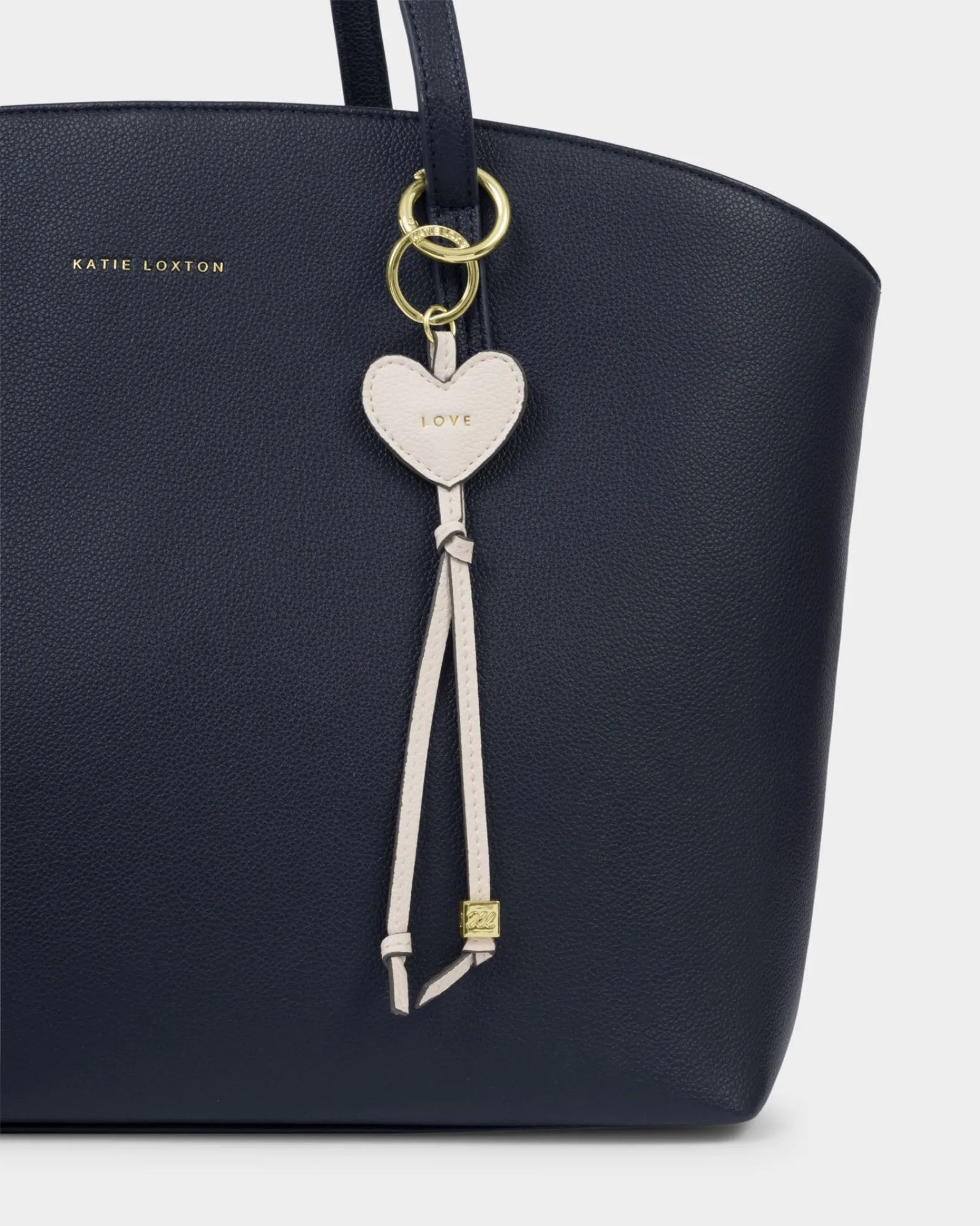 Heart Bag Charm Keyring - Love