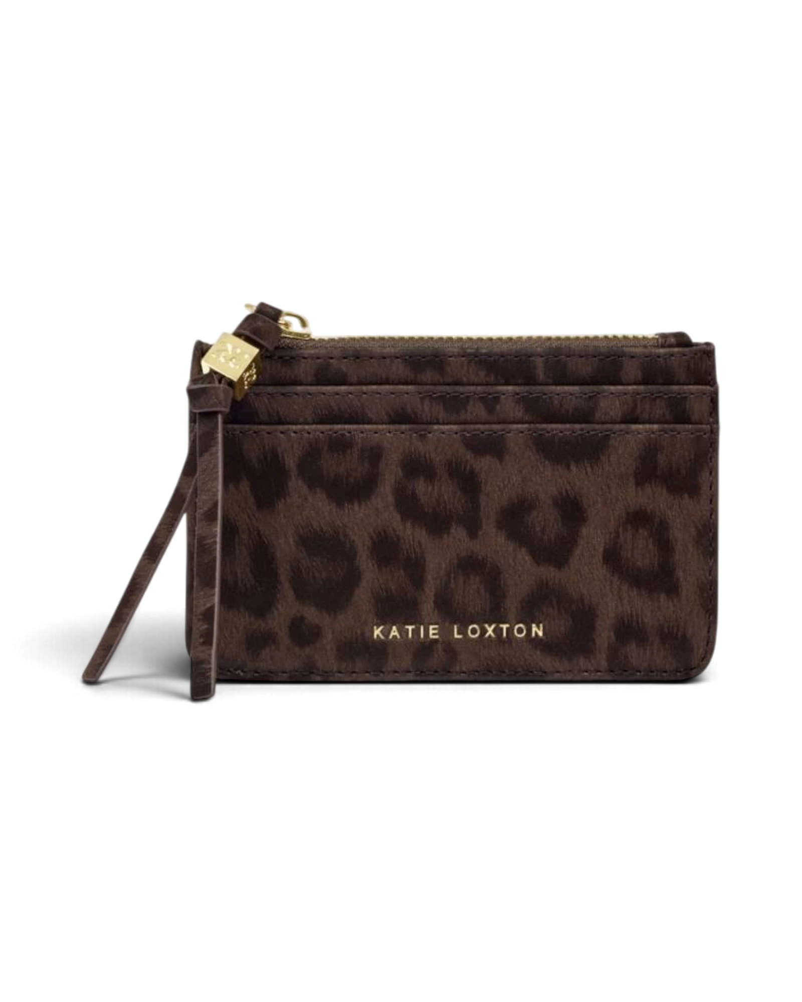 Lottie Coin & Card Holder - Chocolate Leopard