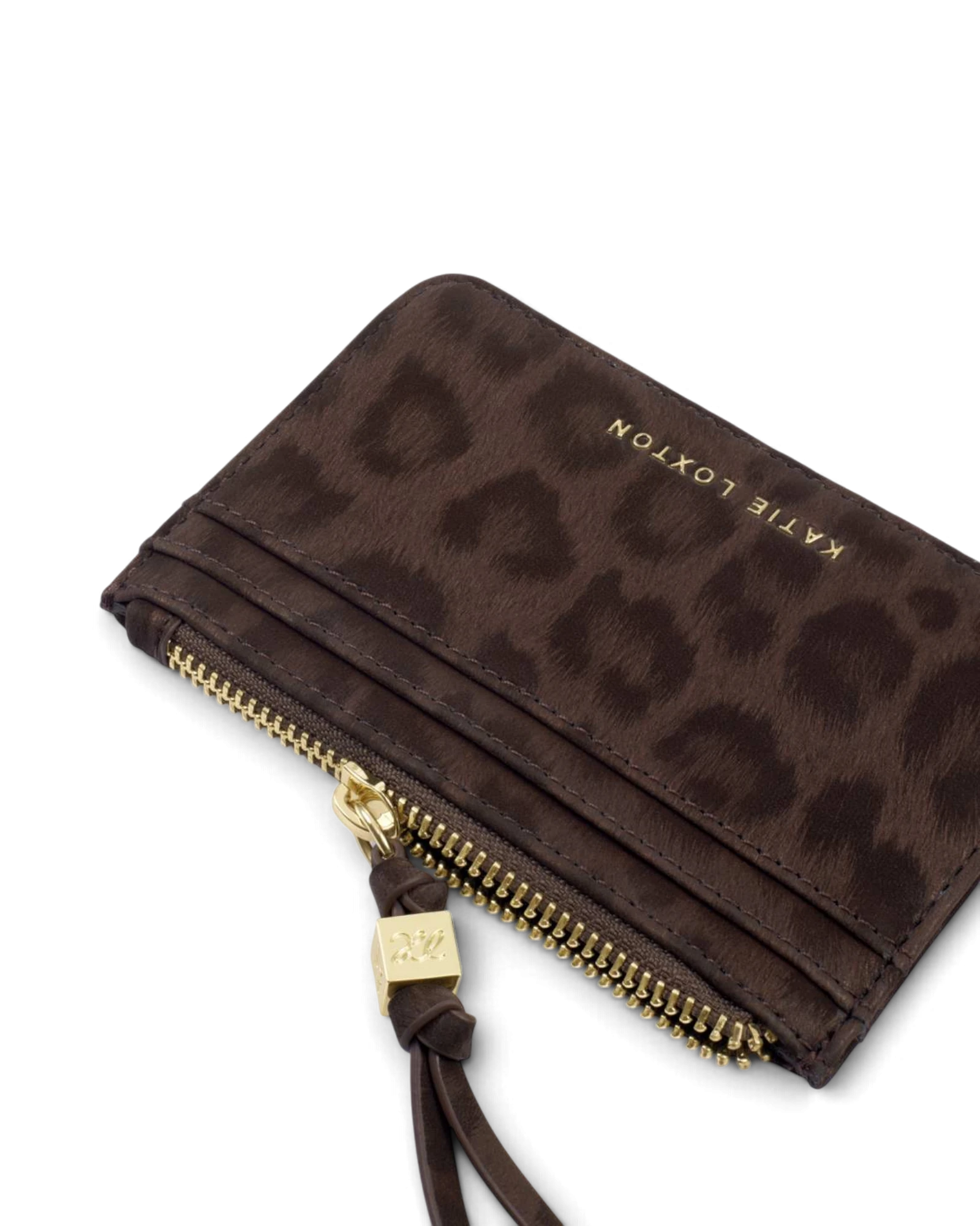 Lottie Coin & Card Holder - Chocolate Leopard