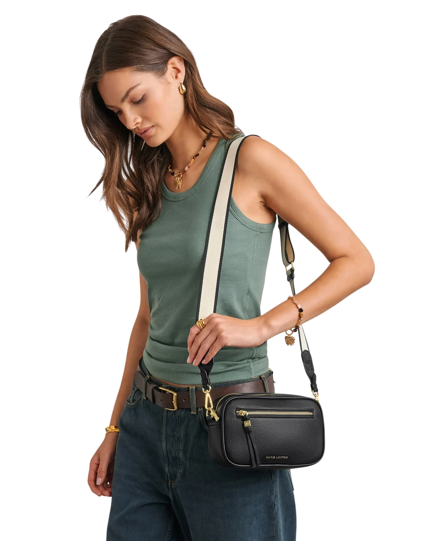 Lottie Crossbody Bag - Black