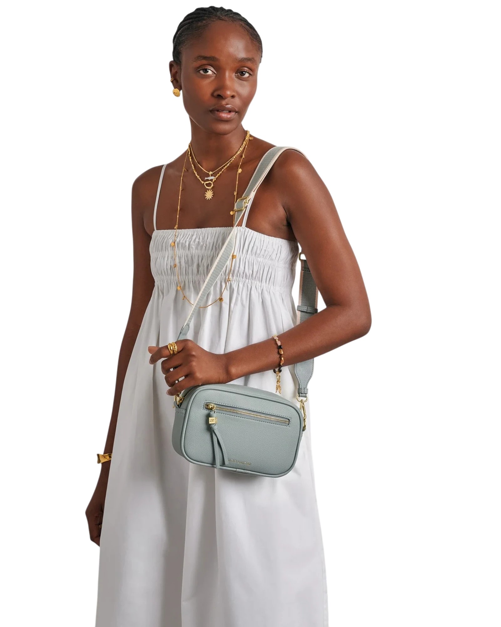 Lottie Crossbody Bag - Duck Egg Blue
