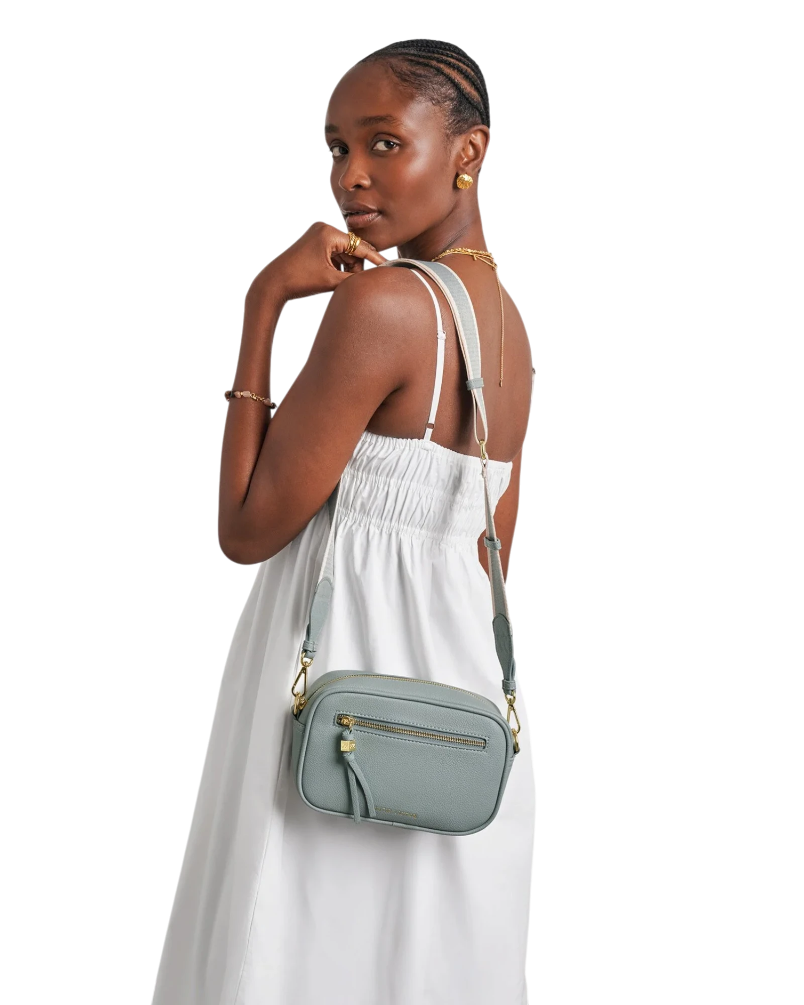 Lottie Crossbody Bag - Duck Egg Blue