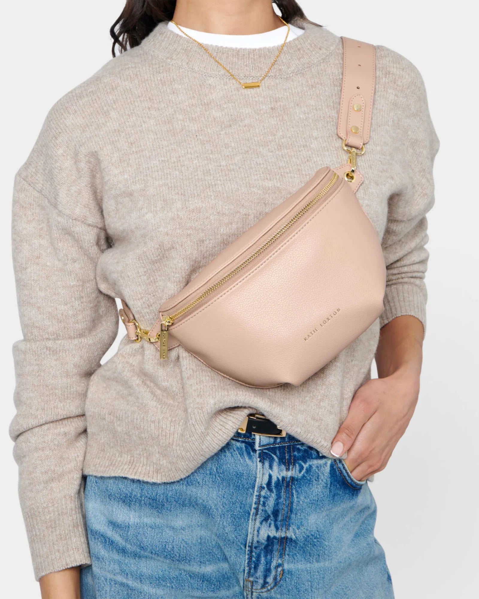 Maya Belt Bag - Nude Pink