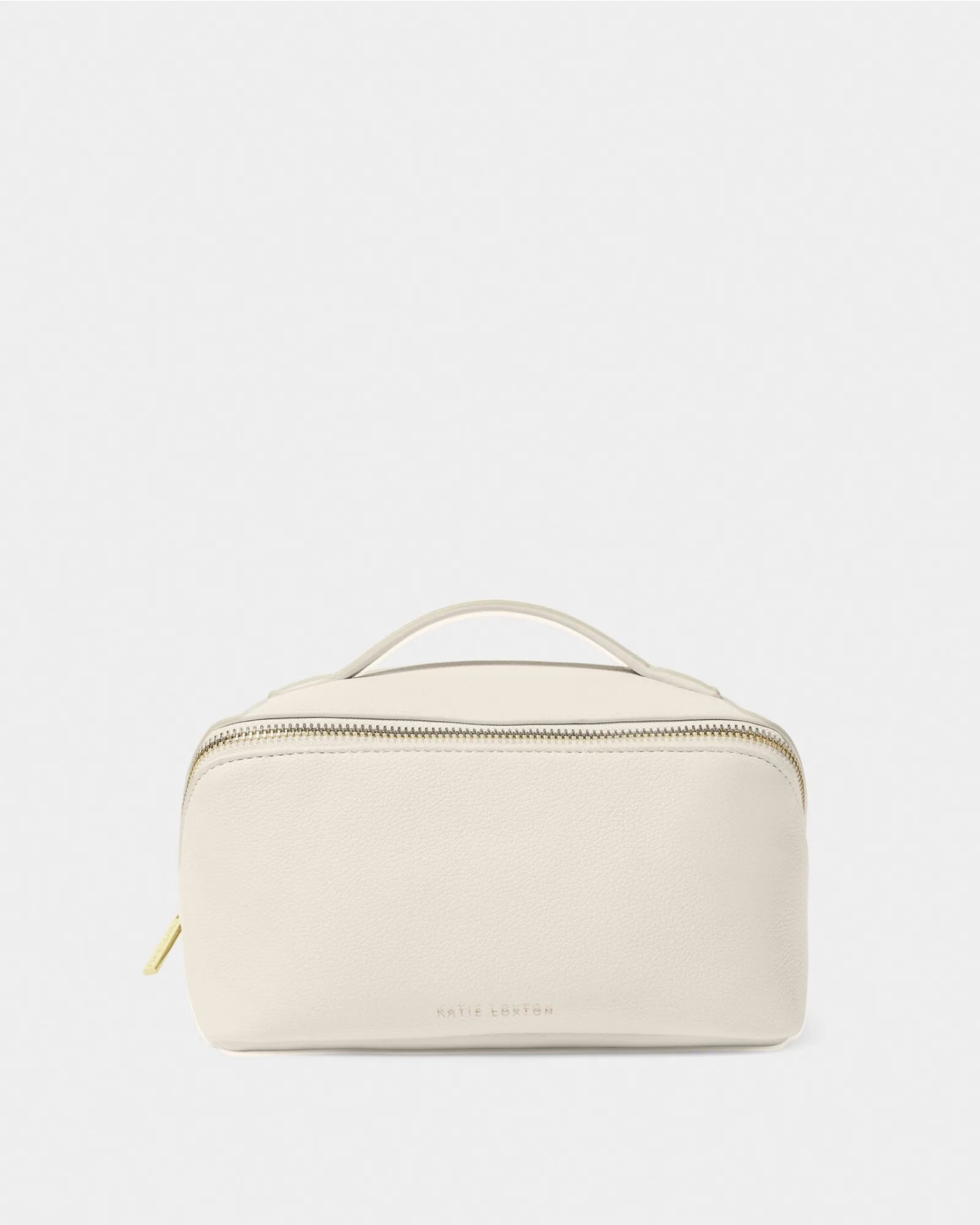 Medium Make Up & Wash Bag - Off White