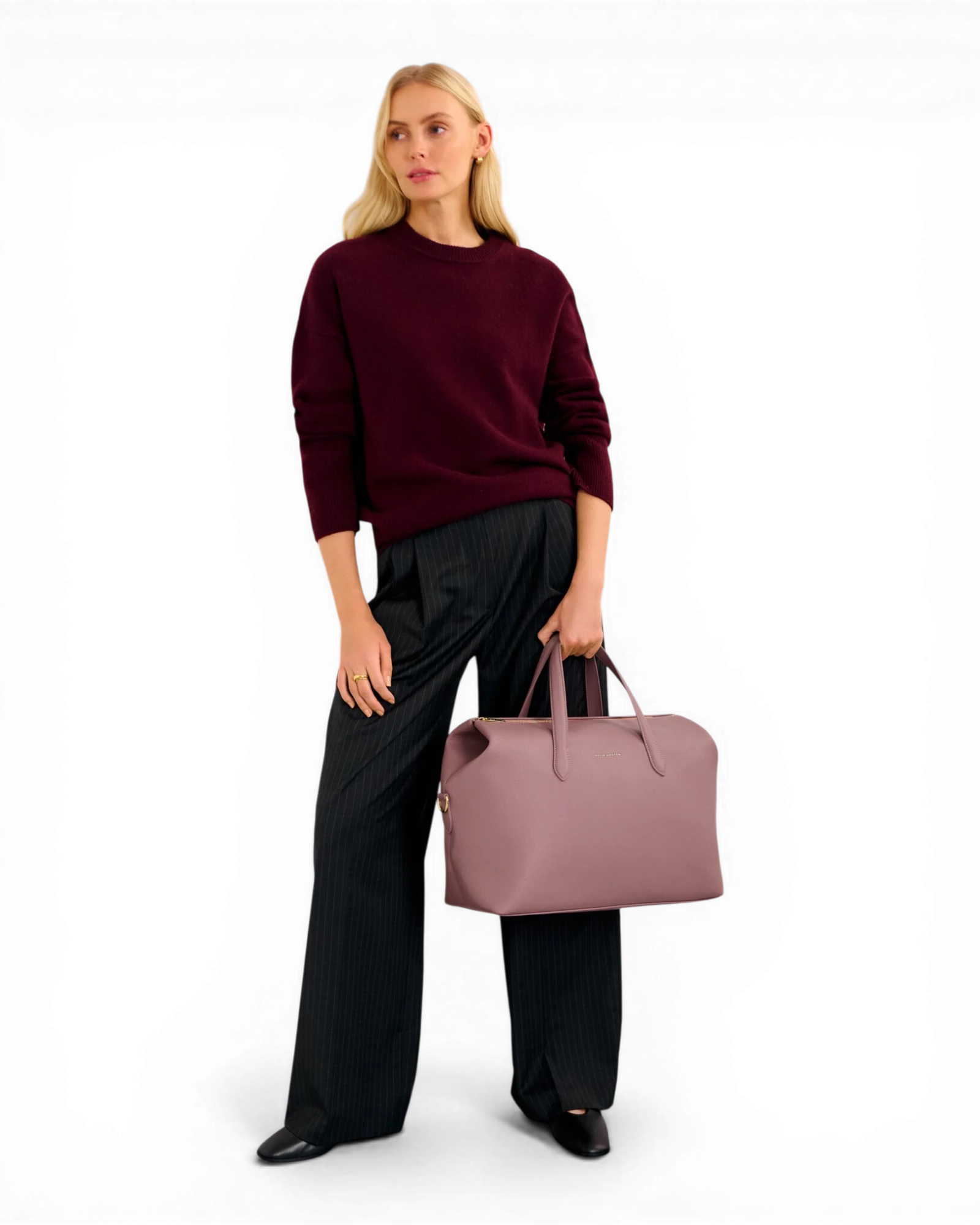 Milan Cabin Bag - Deep Rose