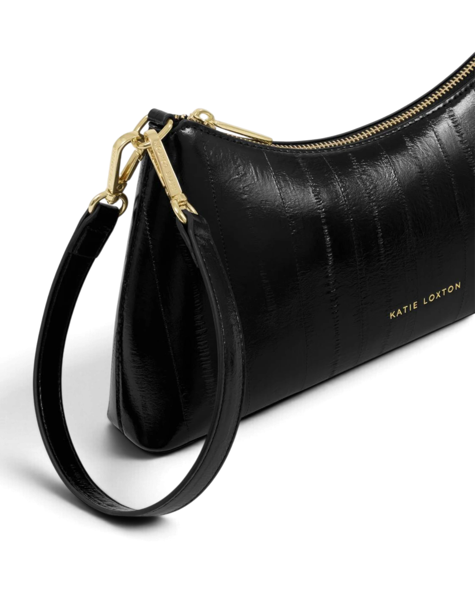 Miley Small Shoulder Bag - Black Eel