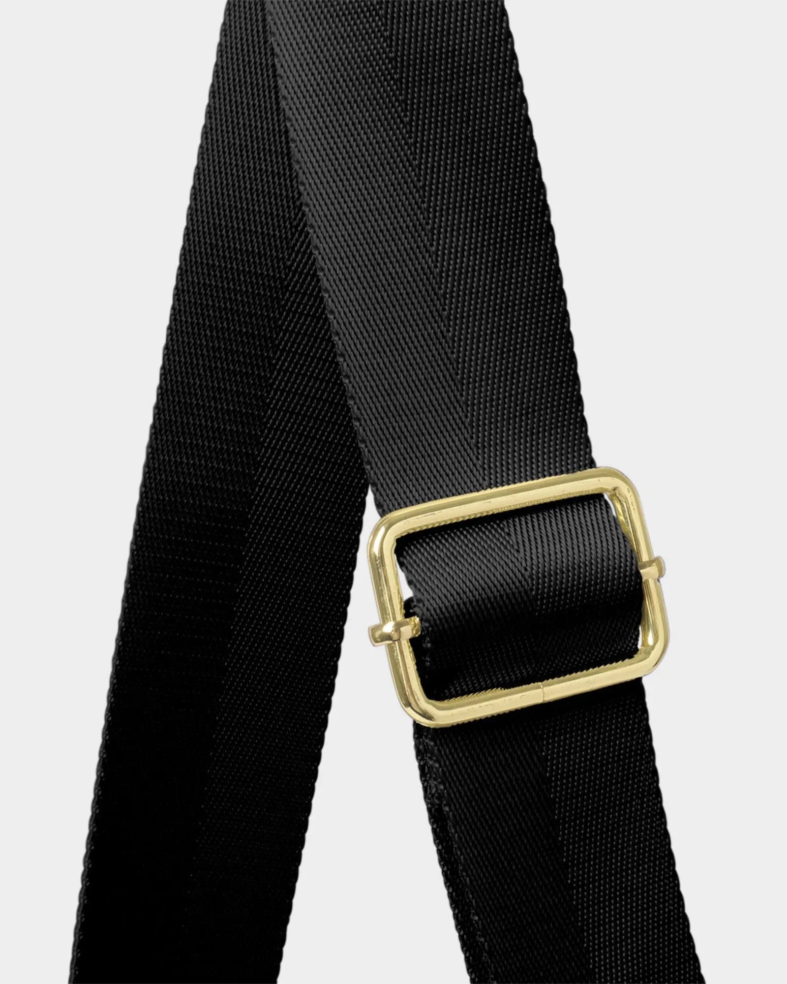 Nylon-Luxe Sling Shoulder Bag - Black