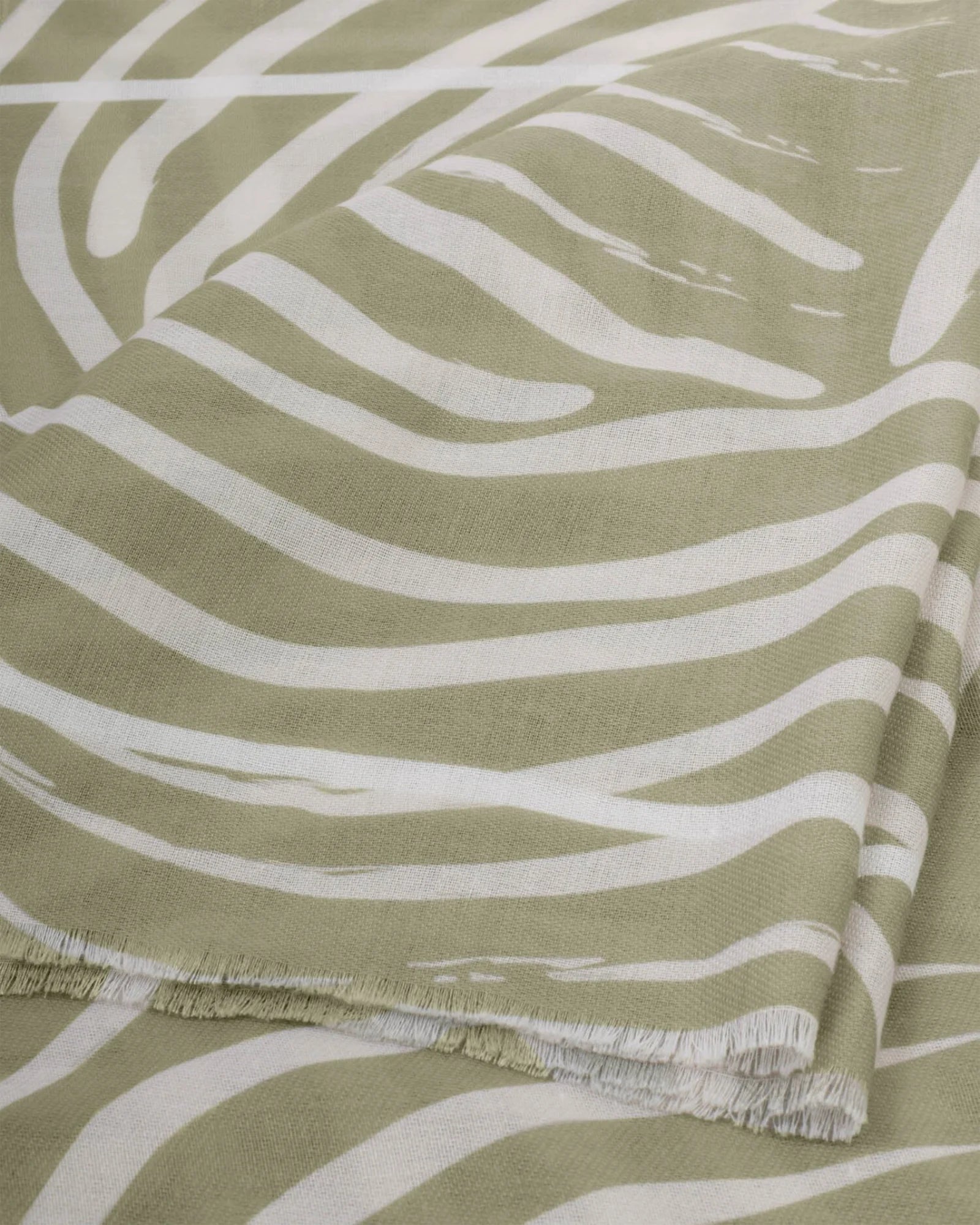 Printed Scarf - Off White
