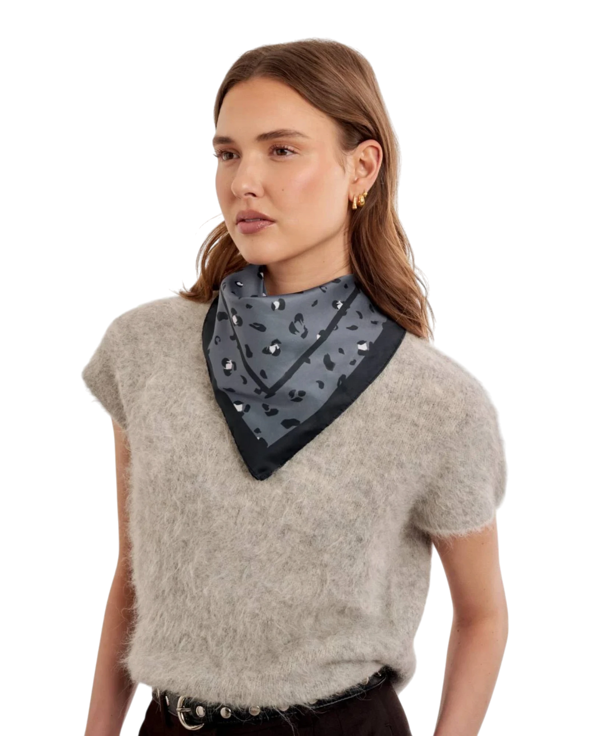 Leopard Satin Multiway Scarf