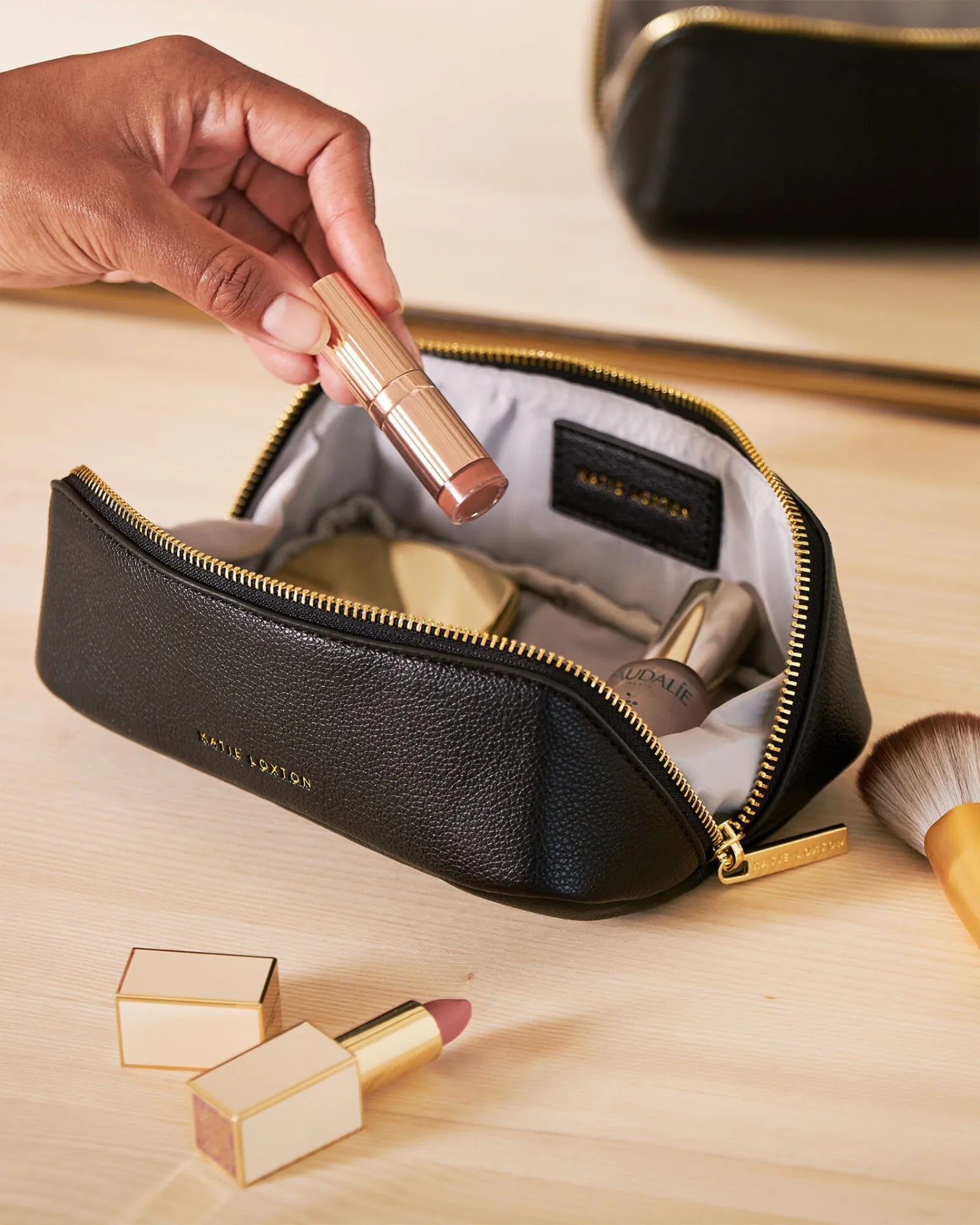 Small Make Up Bag - Black