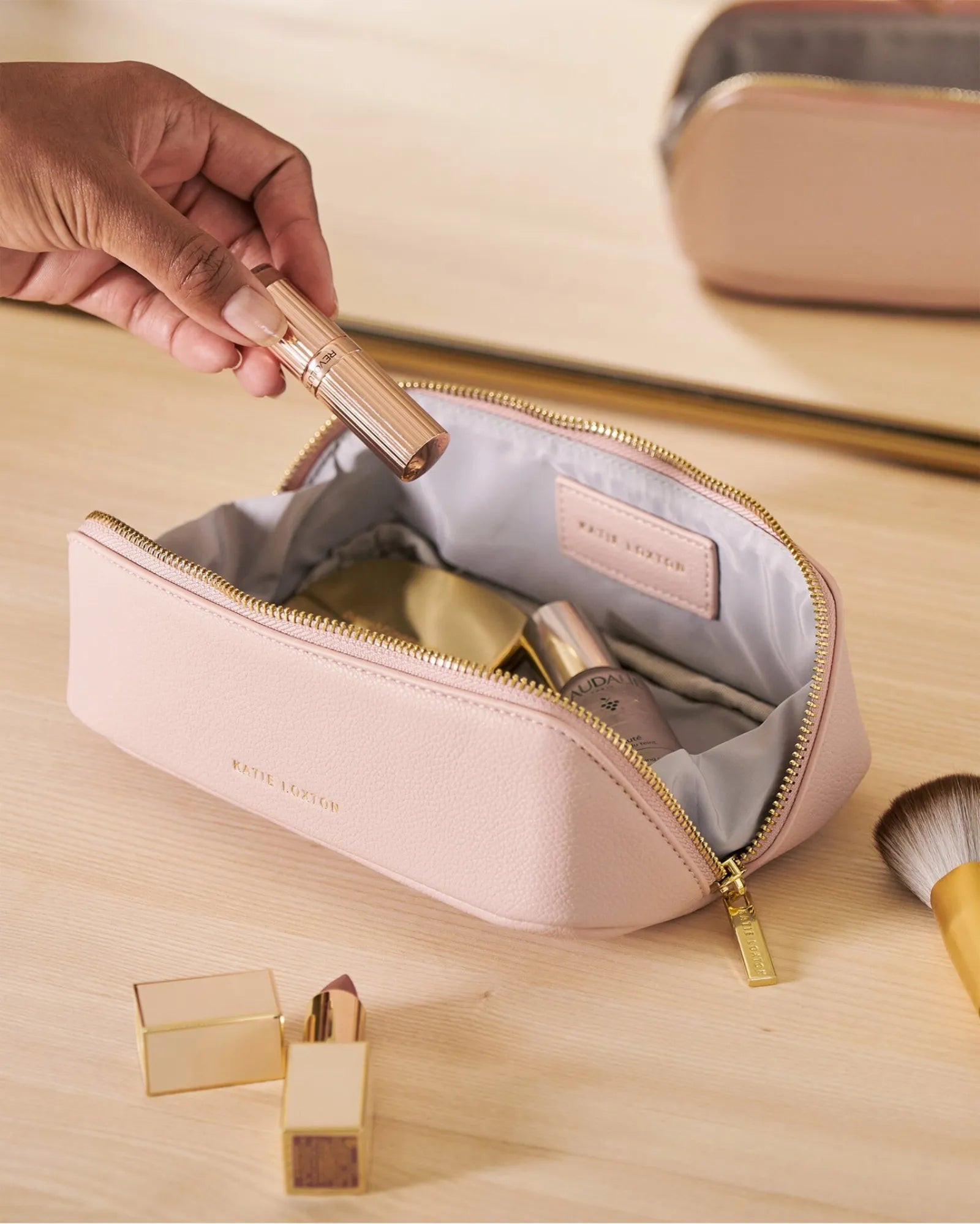 Small Make Up Bag - Dusty Pink