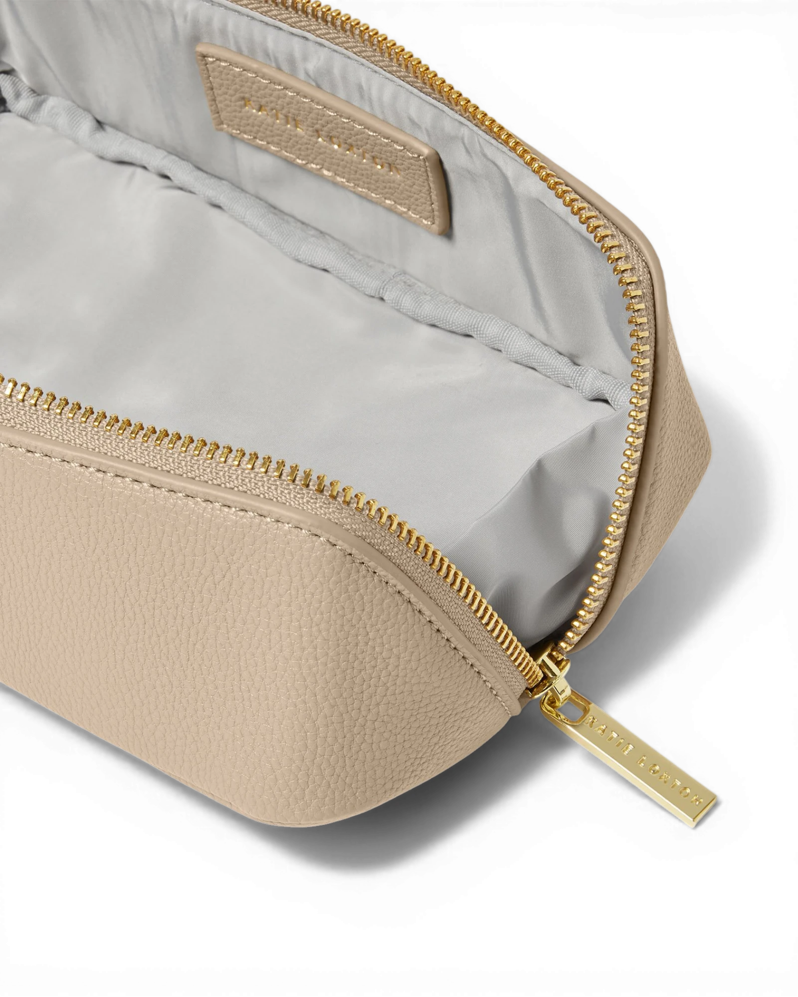 Small Makeup Bag - Light Taupe