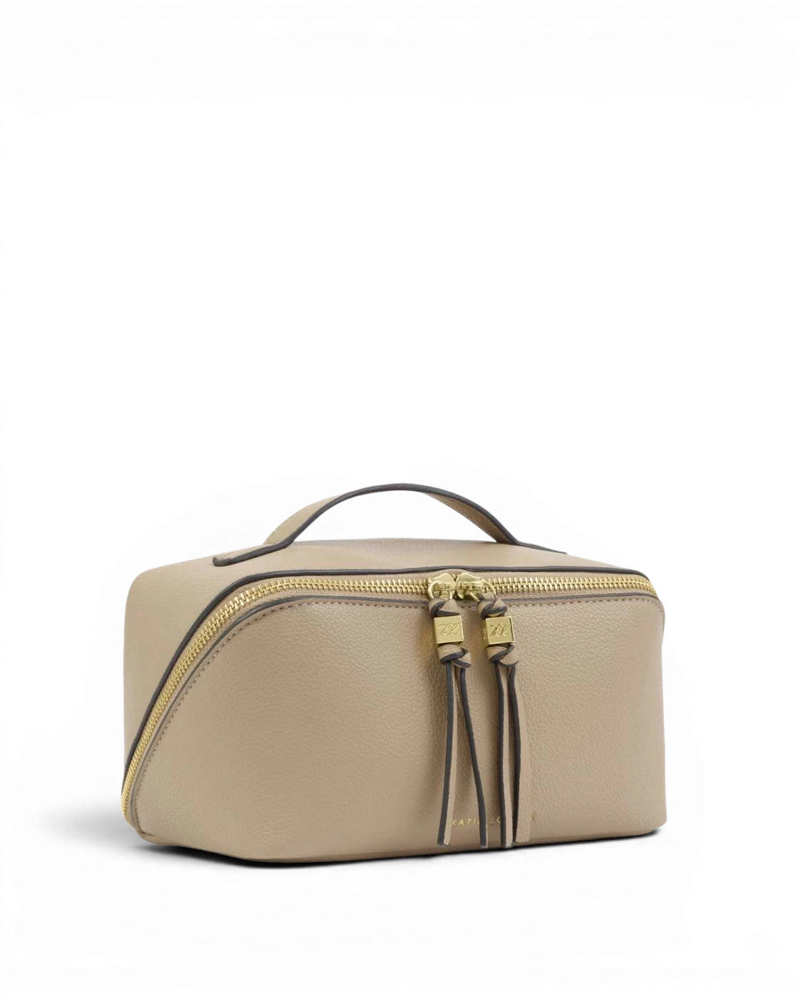 Soho Medium Makeup & Wash Bag - Light Taupe