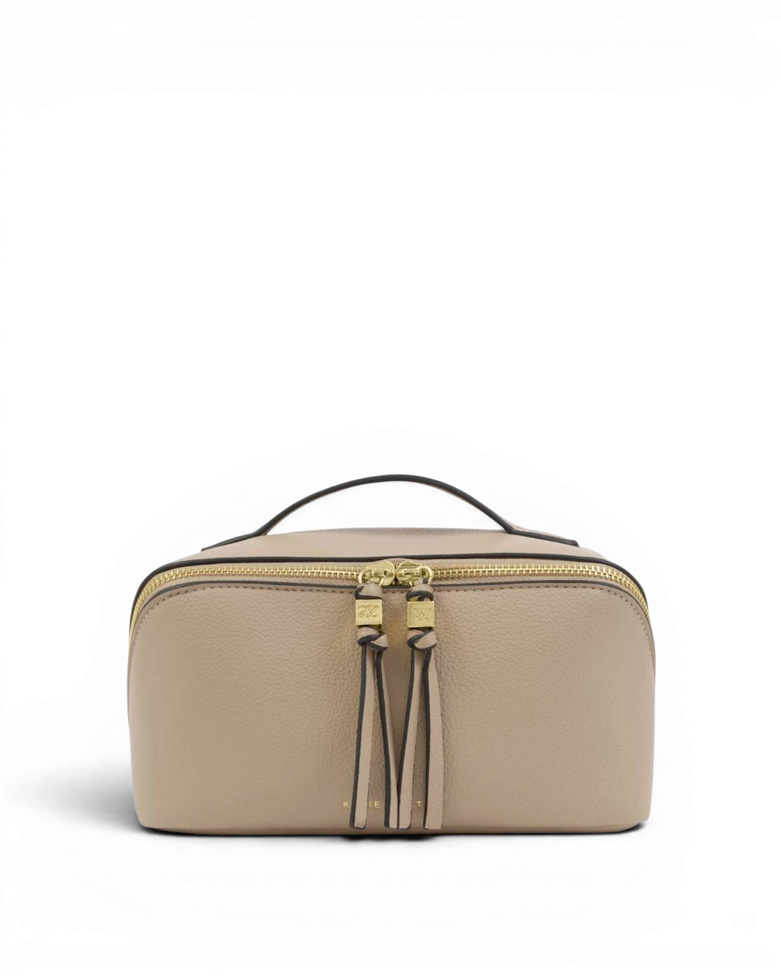 Soho Medium Makeup & Wash Bag - Light Taupe