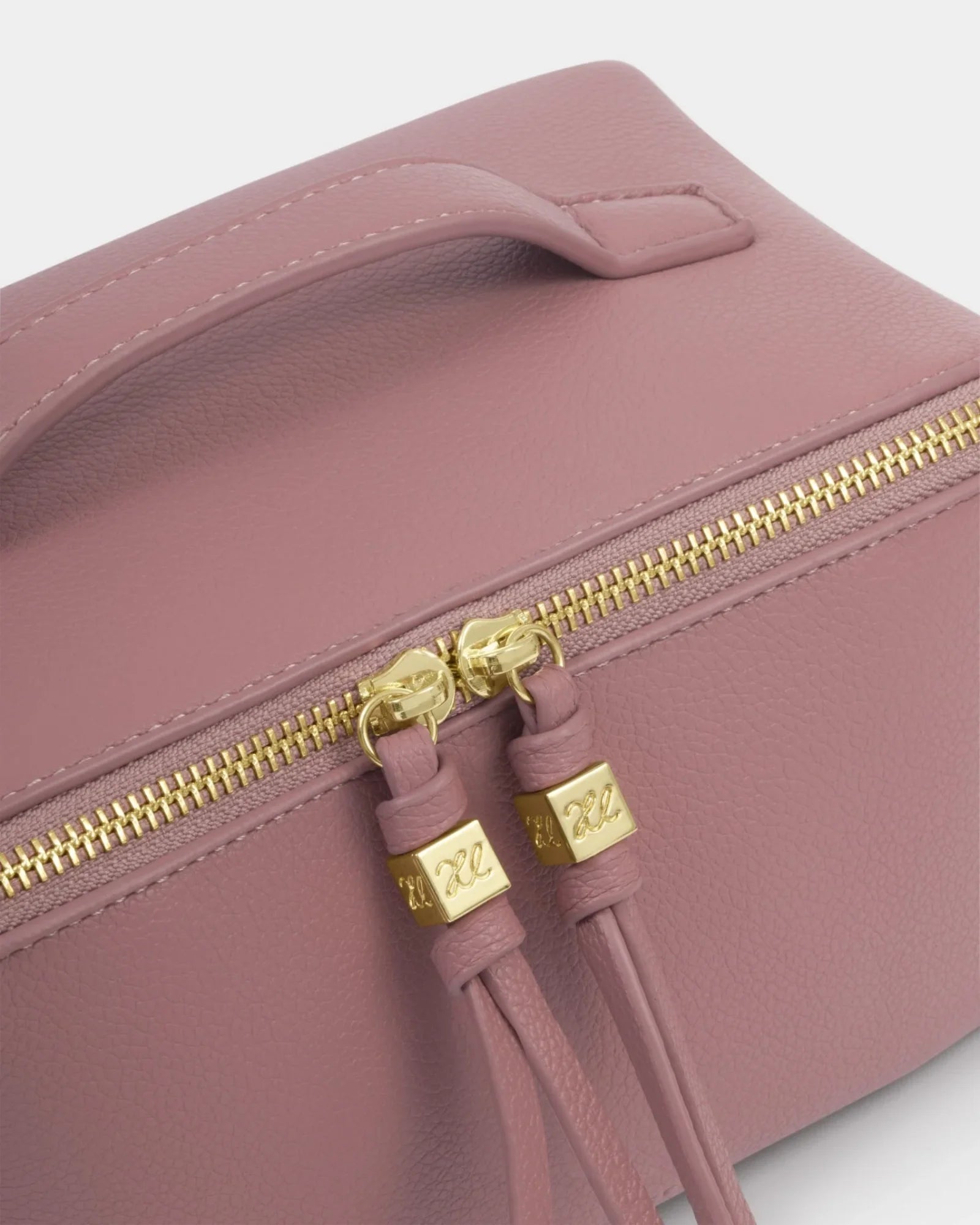 Soho Medium Makeup & Wash Bag - Deep Rose