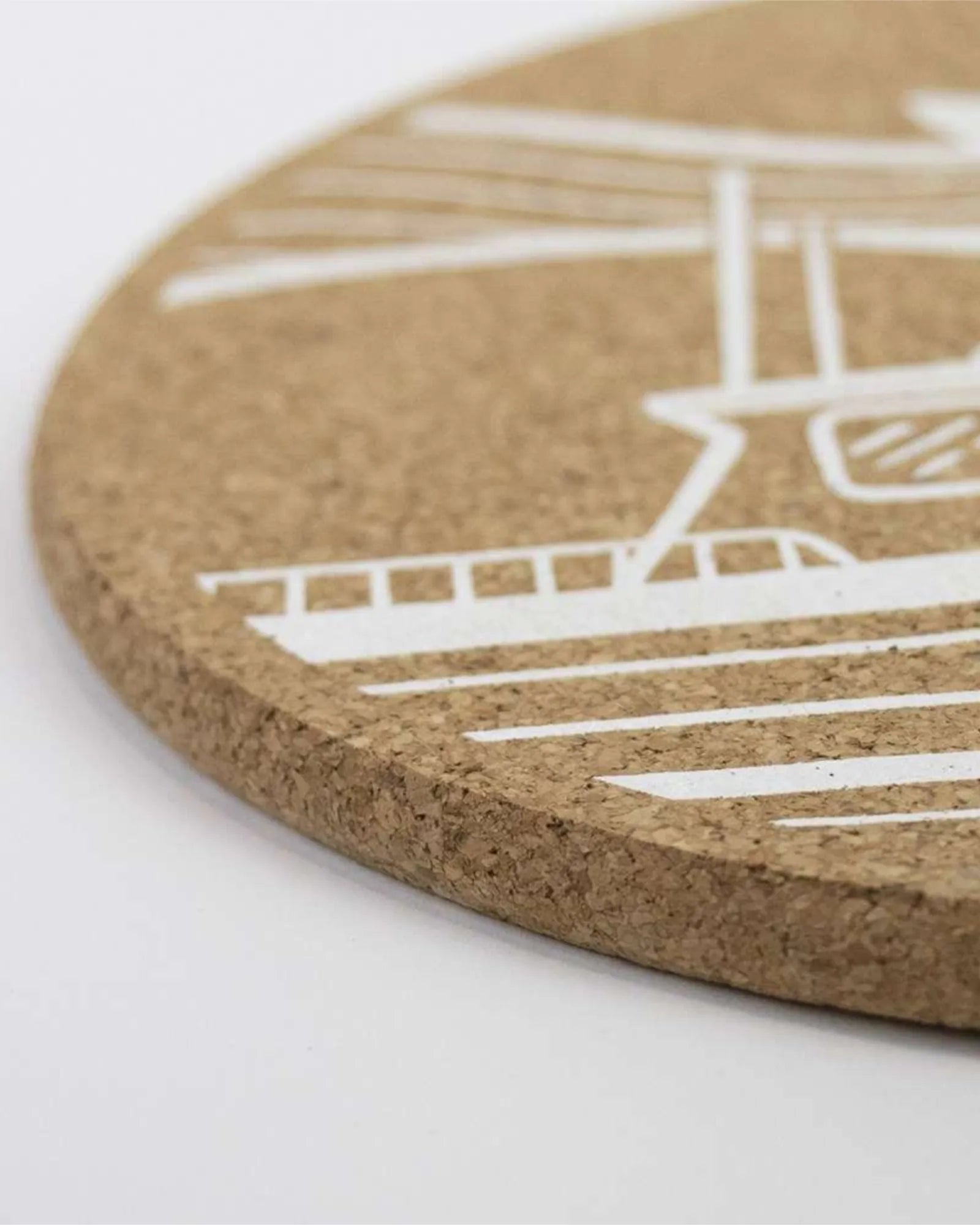 Cork Coaster Set - Ebb & Flo