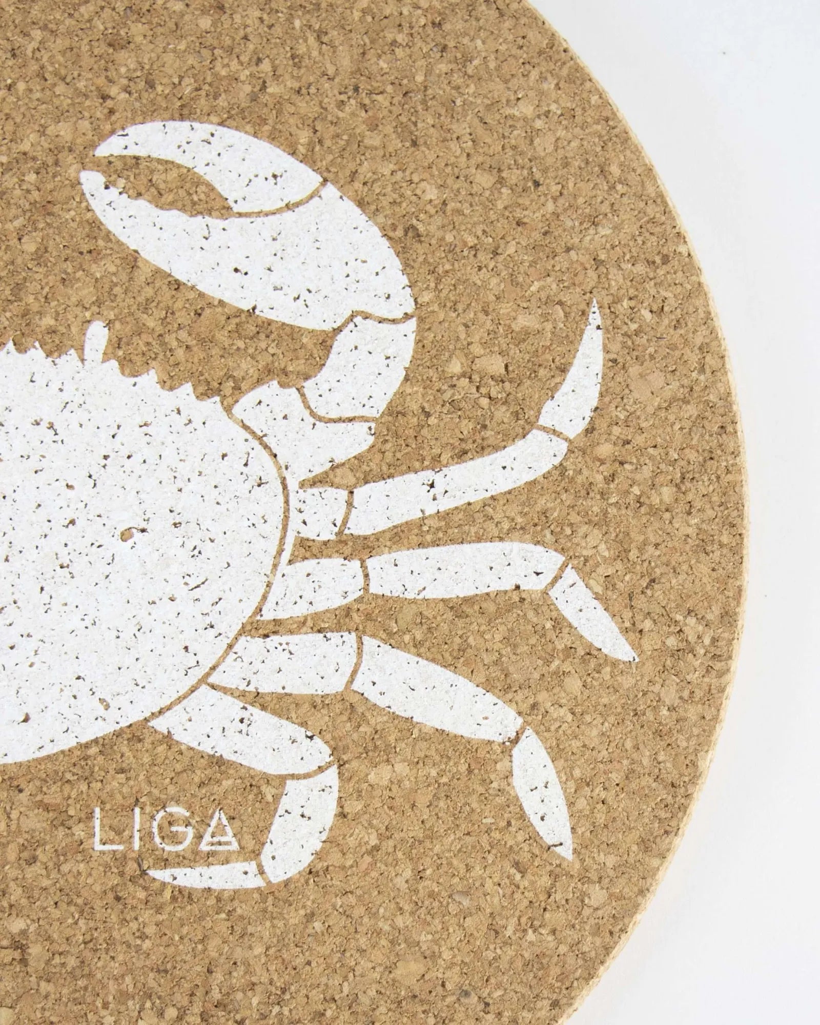 Cork Placemat - Crab