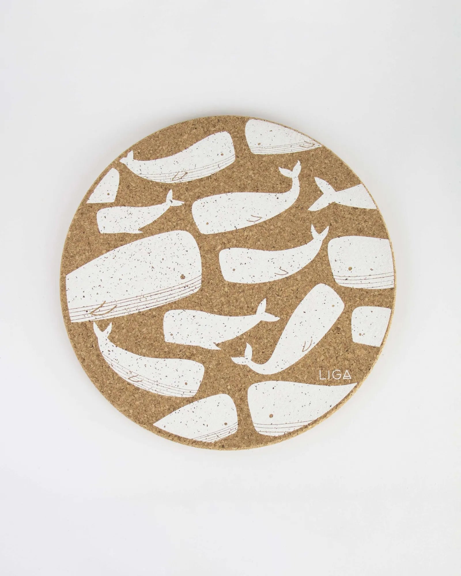 Cork Placemat Set - Whale