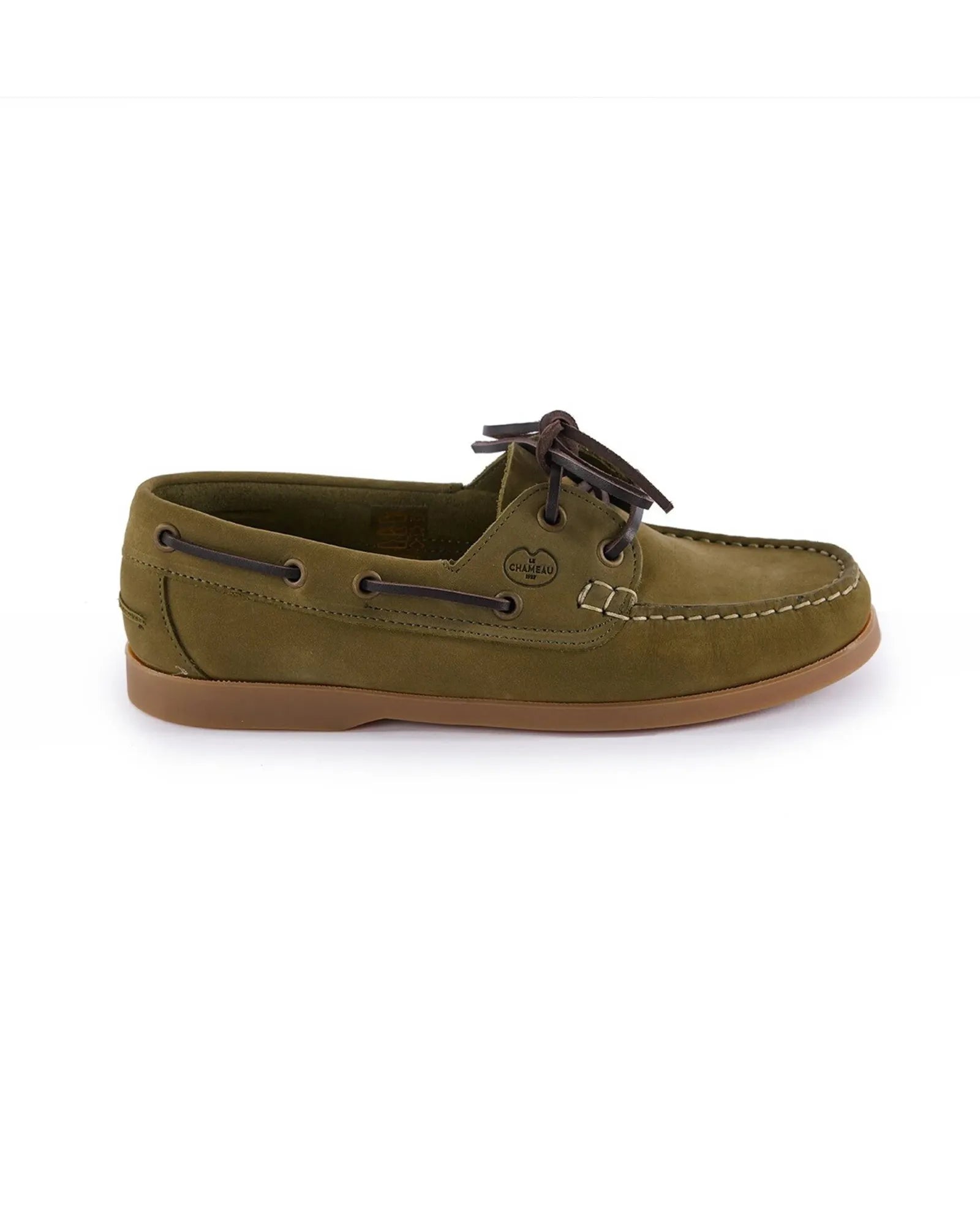 Galion Nubuck Femme Deck Shoe - Vert Vierzon