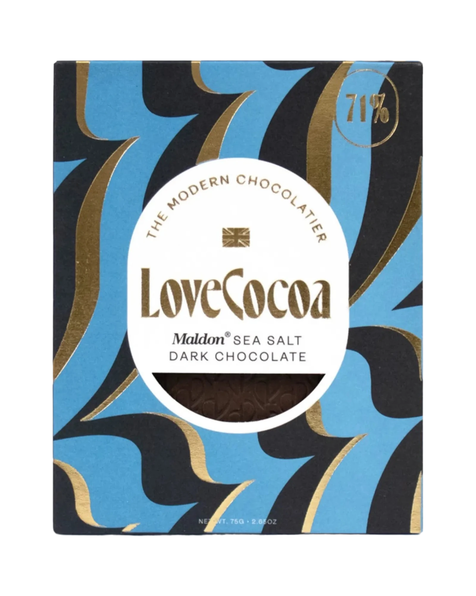 Maldon Sea Salt Dark Chocolate Bar 70g (Vegan)