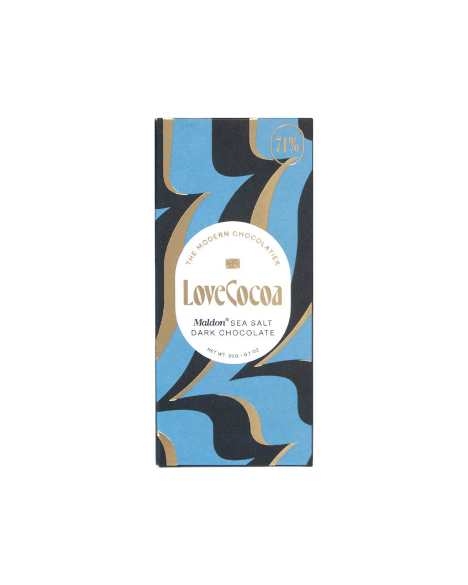 Mini Maldon Sea Salt Dark Chocolate Bar 20g